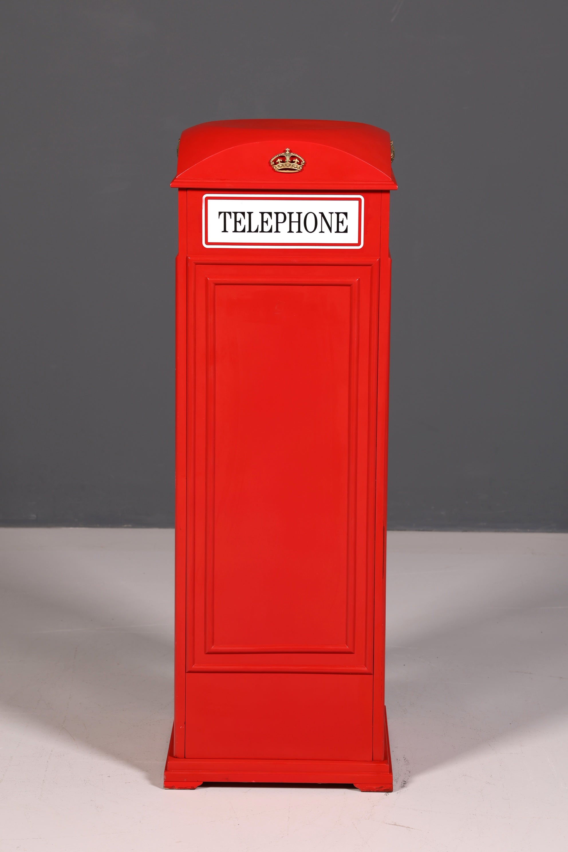 Englische Telefonzelle Vitrine Regal Bücherregal Dekostück London UK Style Red Telephone Booth