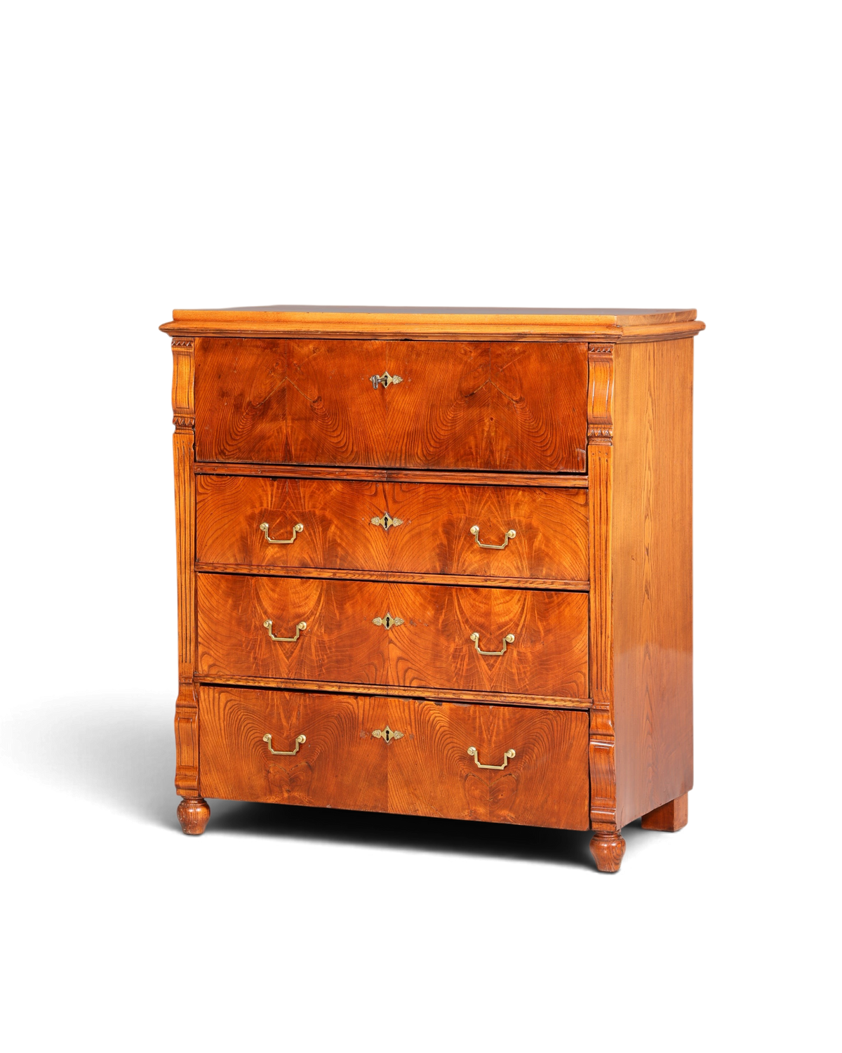 Wunderschöner Gründerzeit Sekretär Vertiko Highboard Jugendstil Kommode Schrank um 1880