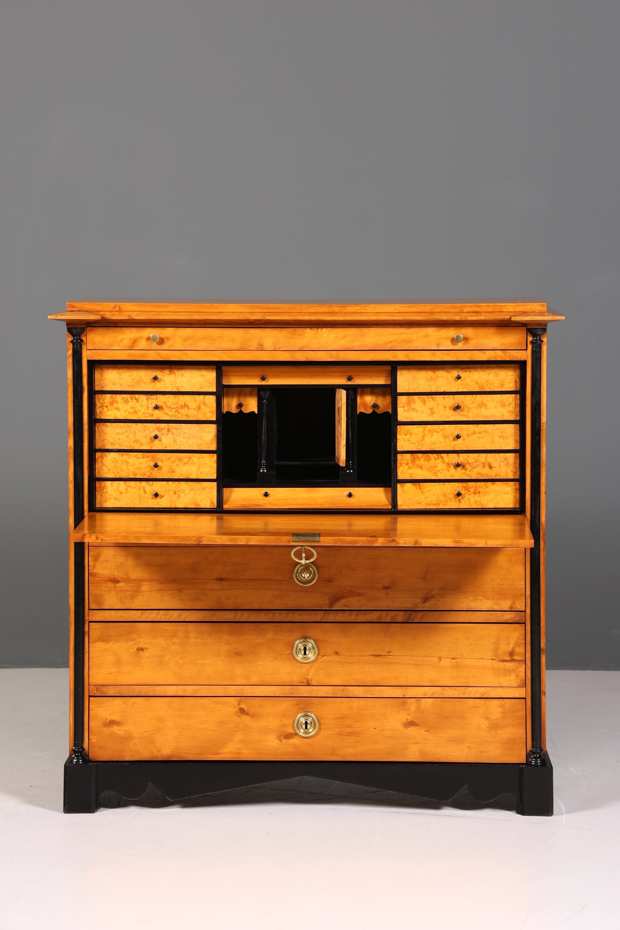 Traumhafter Original Biedermeier Sekretär um 1860 Kommode Antik Bürokommode