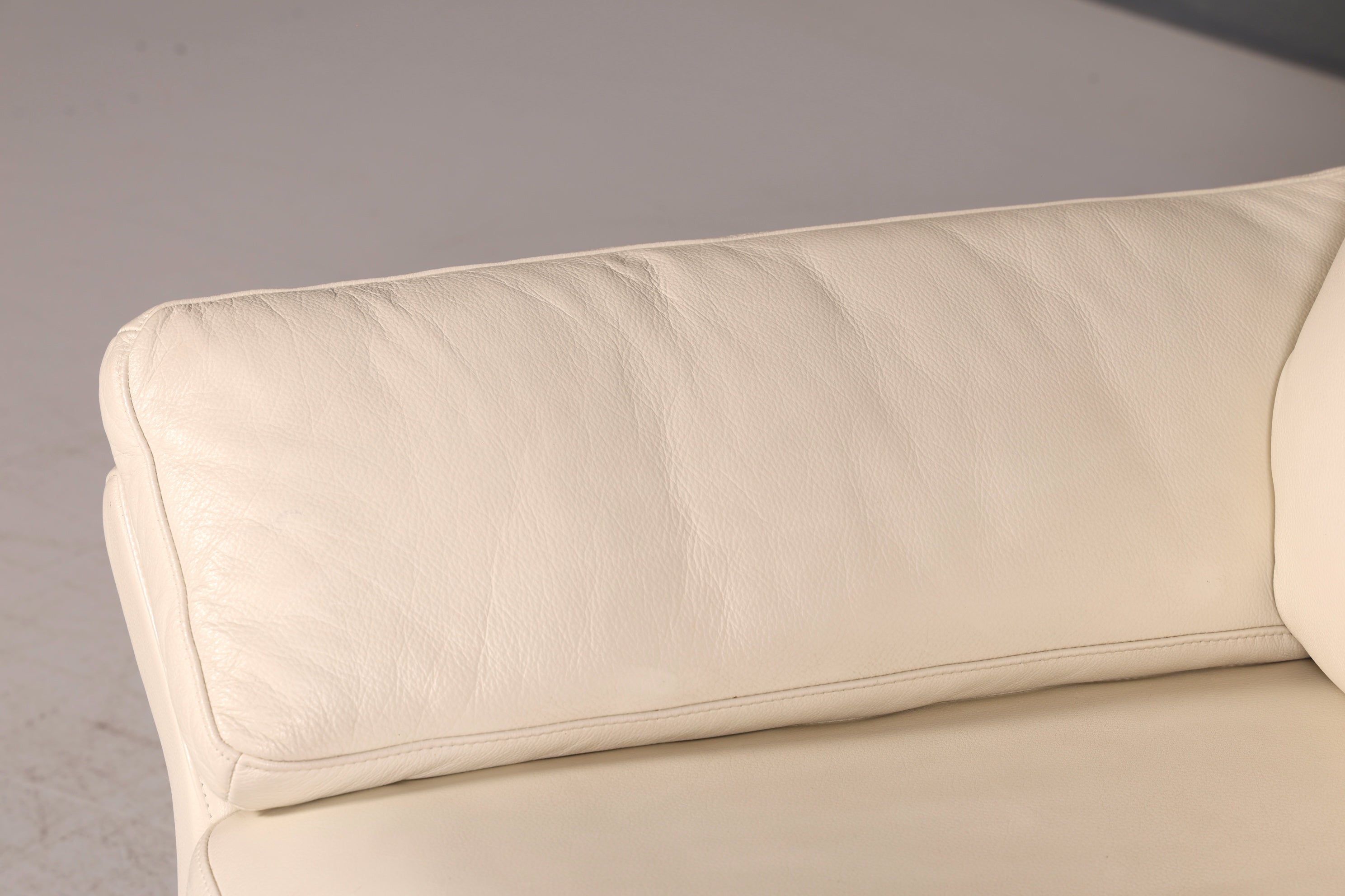 Wunderschöner Original Rolf Benz Sessel Modell 3300 Creme Echtleder Ledersessel Designer Loungesessel