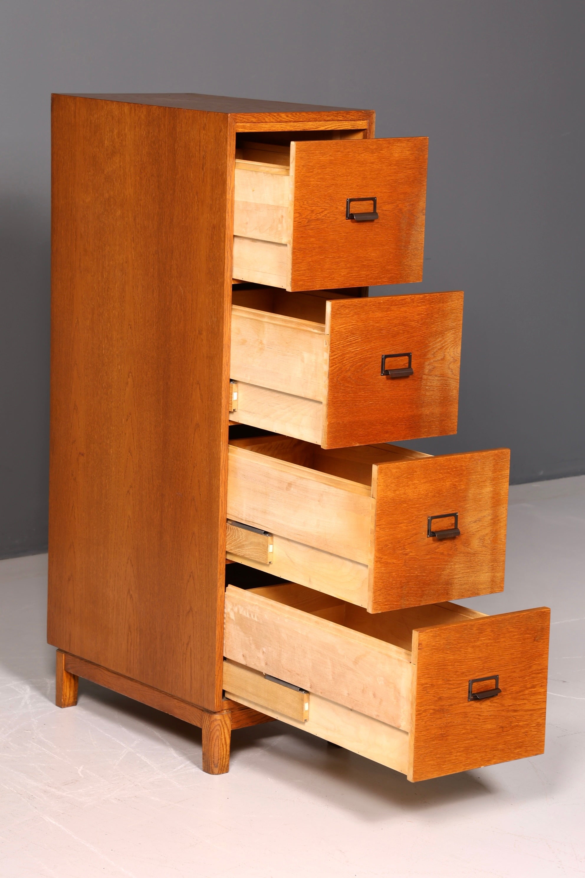 Mid Century Aktenschrank Bauhaus Vintage Apothekerschrank Schubladenkommode Vertiko Retro