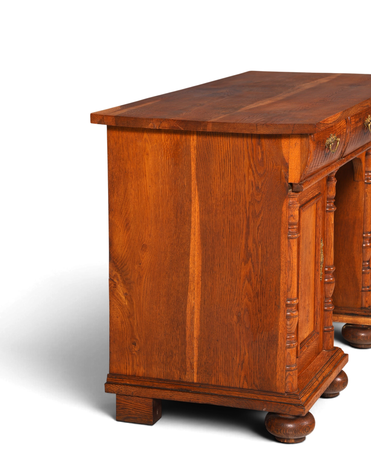 Traumhafter Gründerzeit Schreibtisch Jugendstil Bürotisch echt Holz Antik Office Desk