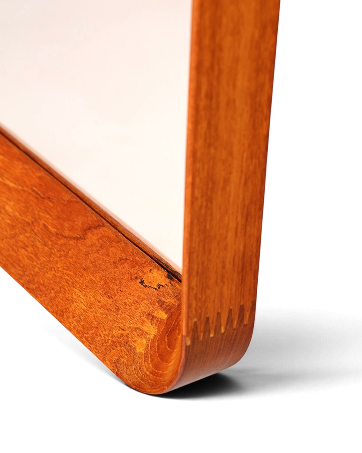 Wunderschöner Mid Century Spiegel Flur Wandspiegel Danish Design Spiegel Teak Holz Flurspiegel