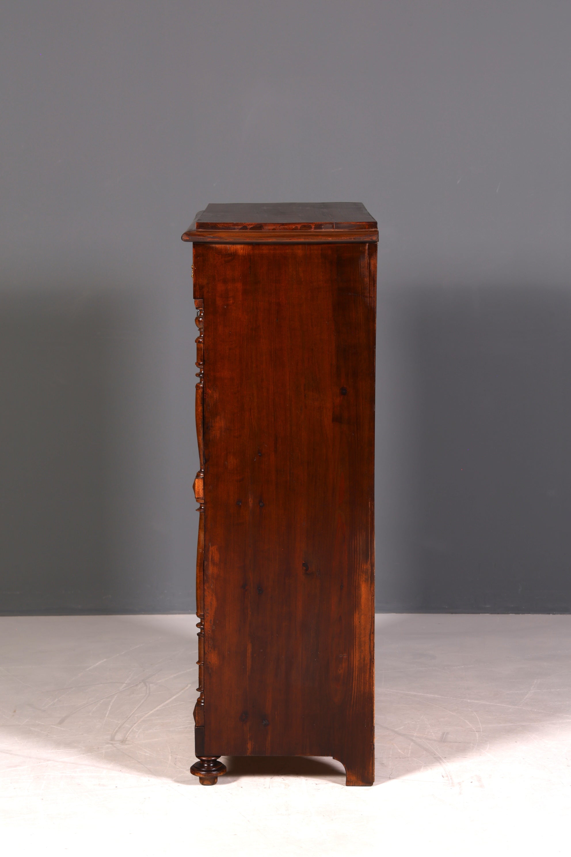 Wunderschöner Gründerzeit Sekretär Vertiko Highboard Louis Philippe Kommode Sekretär Schrank um 1880