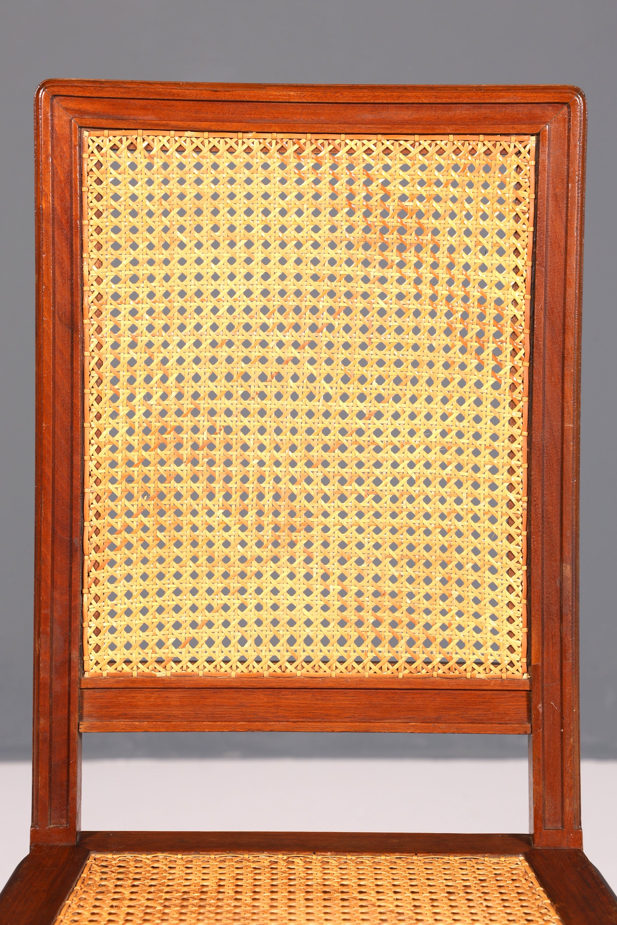 Stilvoller Gründerzeit Stuhl Antik Korbgeflecht Schreibtisch Stuhl Sekretär Stuhl Antik Küchenstuhl 2 von 2