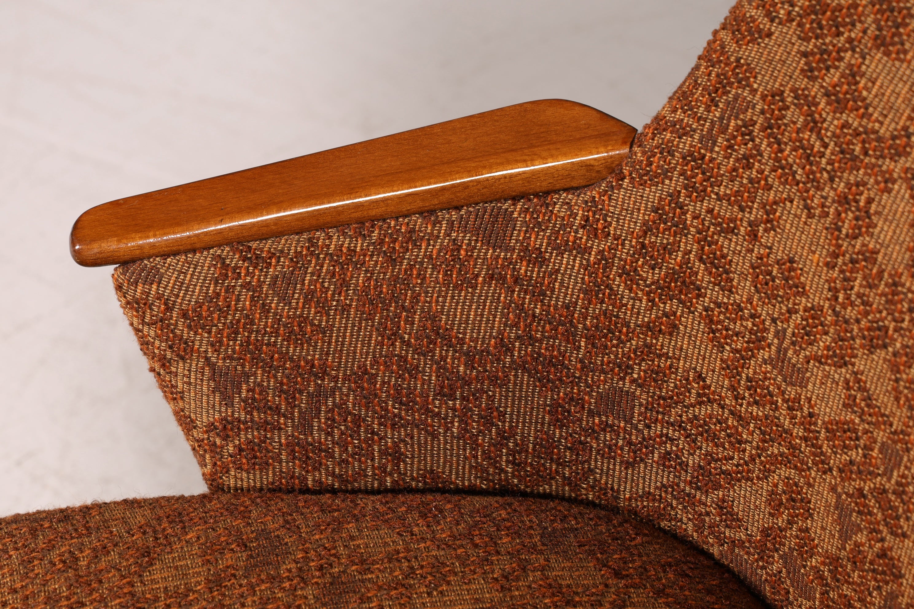 Wunderschöner Mid Century Stuhl Retro Armlehnstuhl Cocktailstuhl Küchenstuhl Sekretär Stuhl 3 von 4