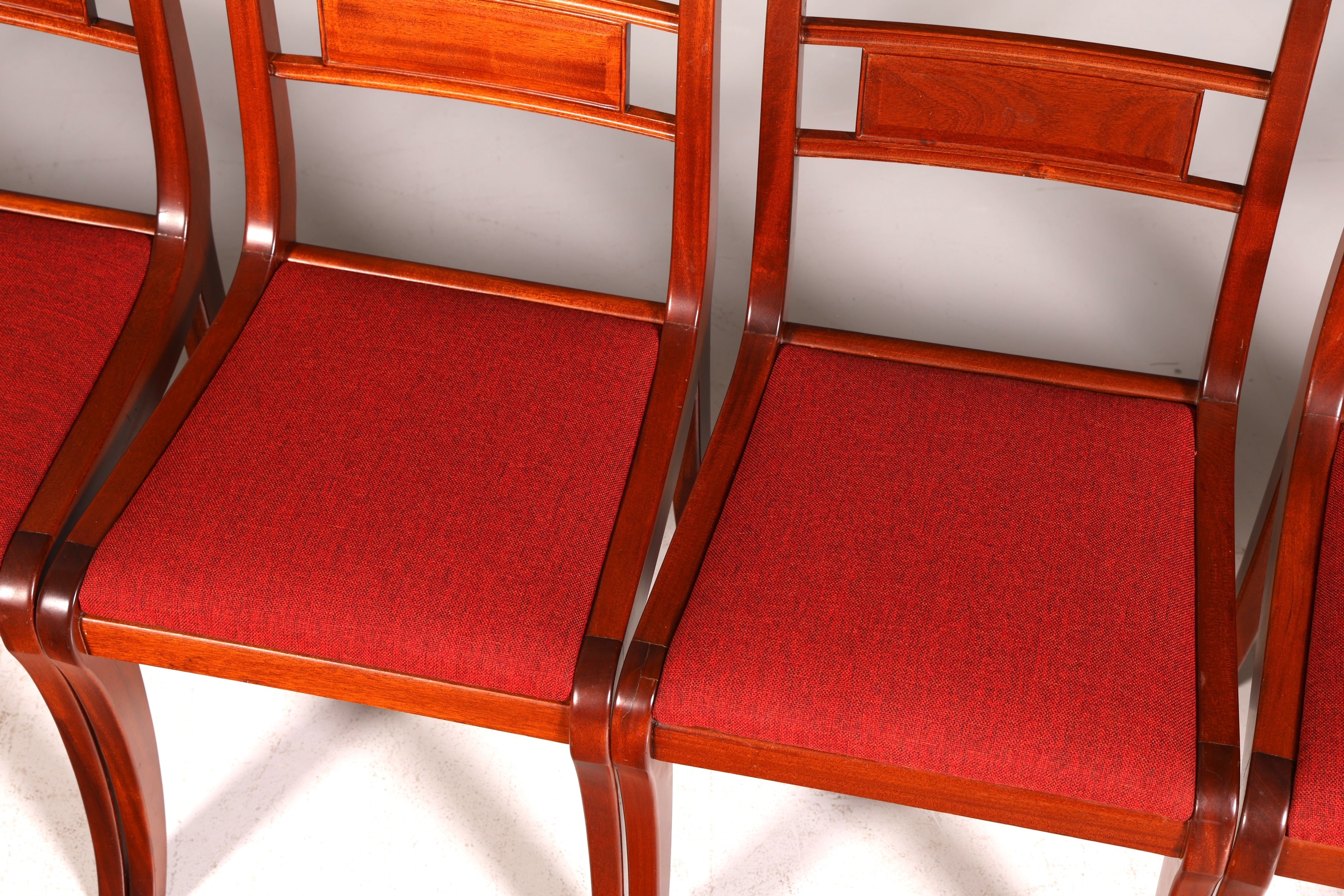 8x Edle Englische Stühle Englisch Dining Chairs Antik 60er Jahre Regency Küchenstühle Stuhlset