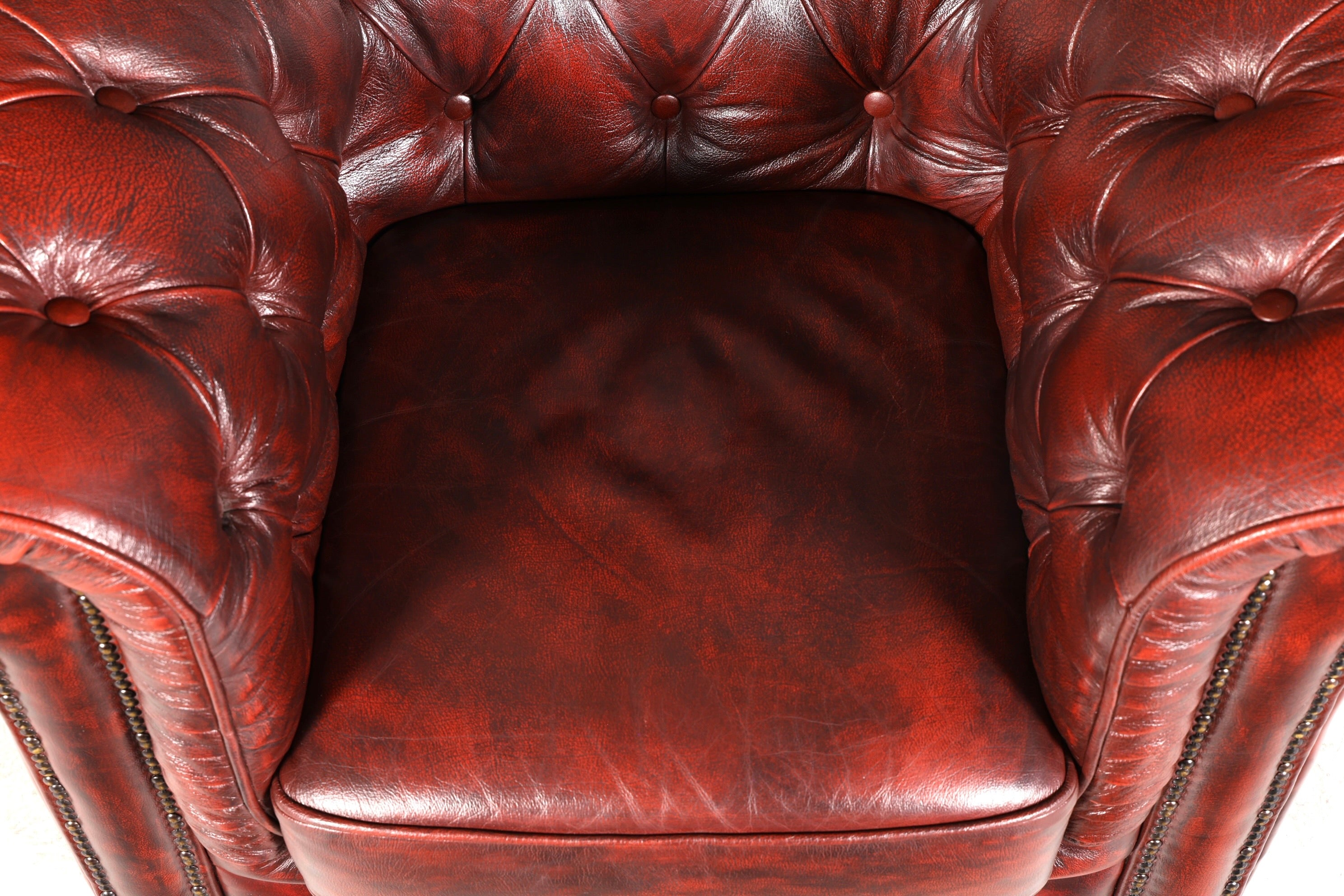 G073 Finish Stilvoller Original Chesterfield Sessel Englischer Armlehnsessel Englisch Herrensessel