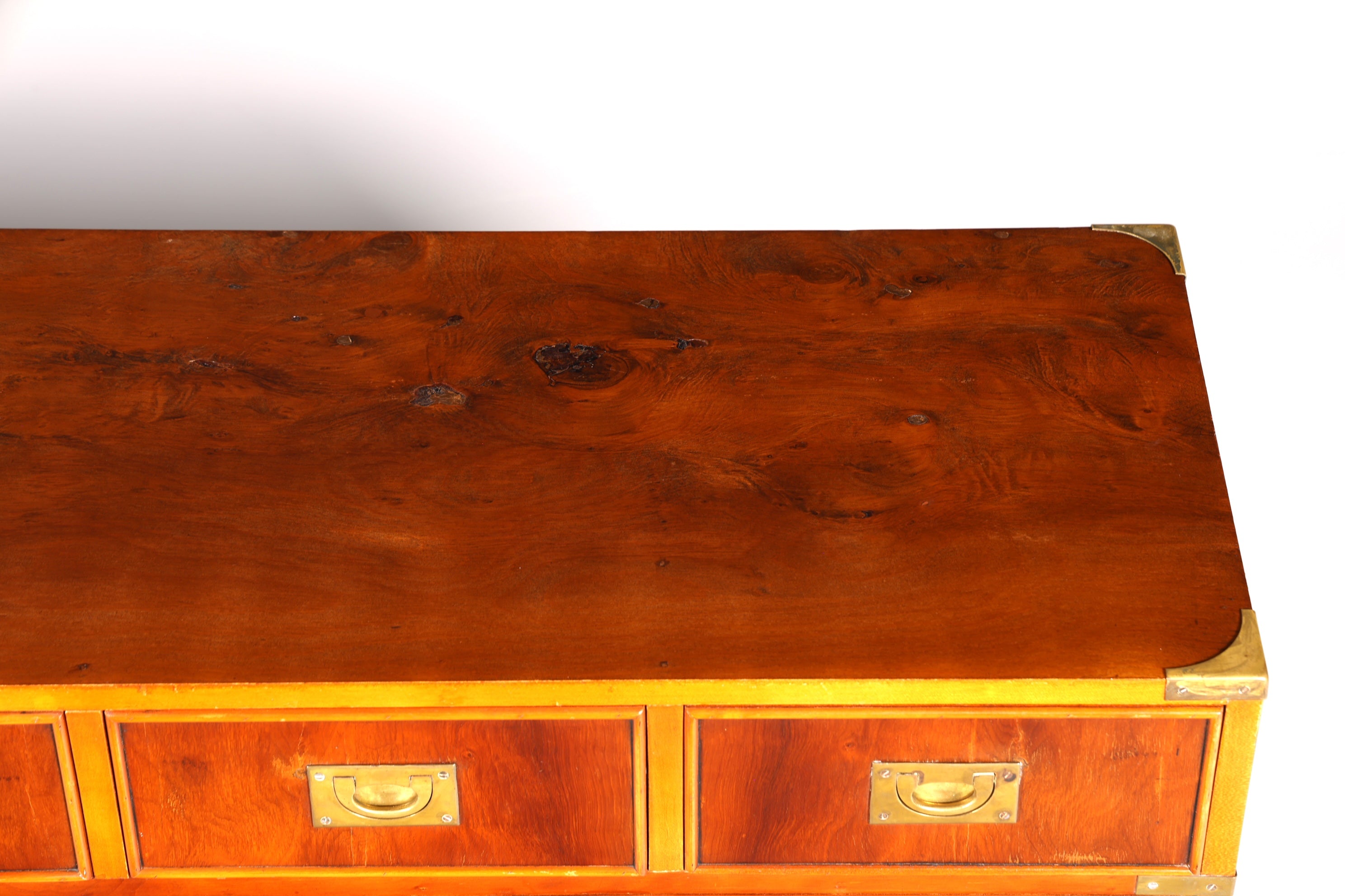 Traumhaftes XXL Maritim Sideboard Englische Schiffs Kommode Englisch Antik Schrank Military Chest