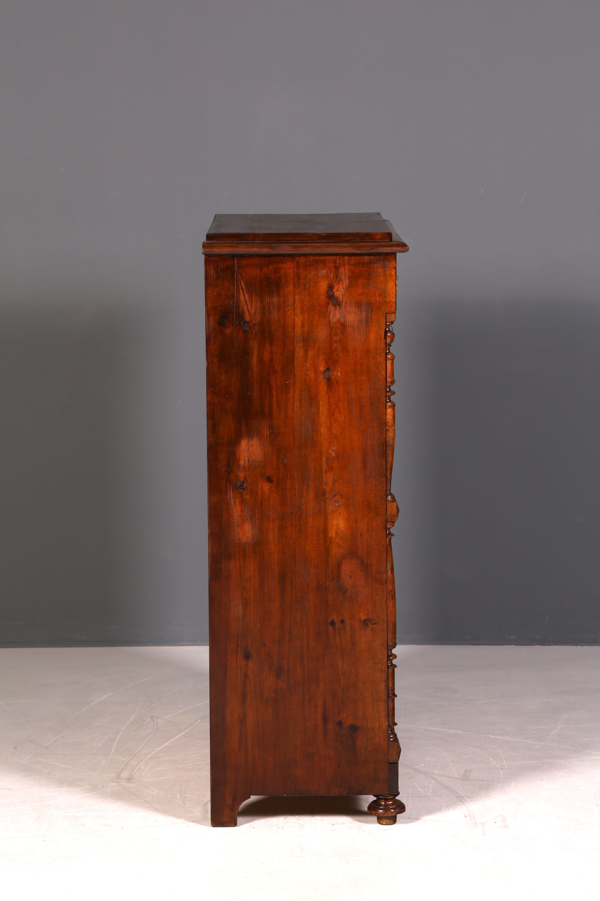 Wunderschöner Gründerzeit Sekretär Vertiko Highboard Louis Philippe Kommode Sekretär Schrank um 1880