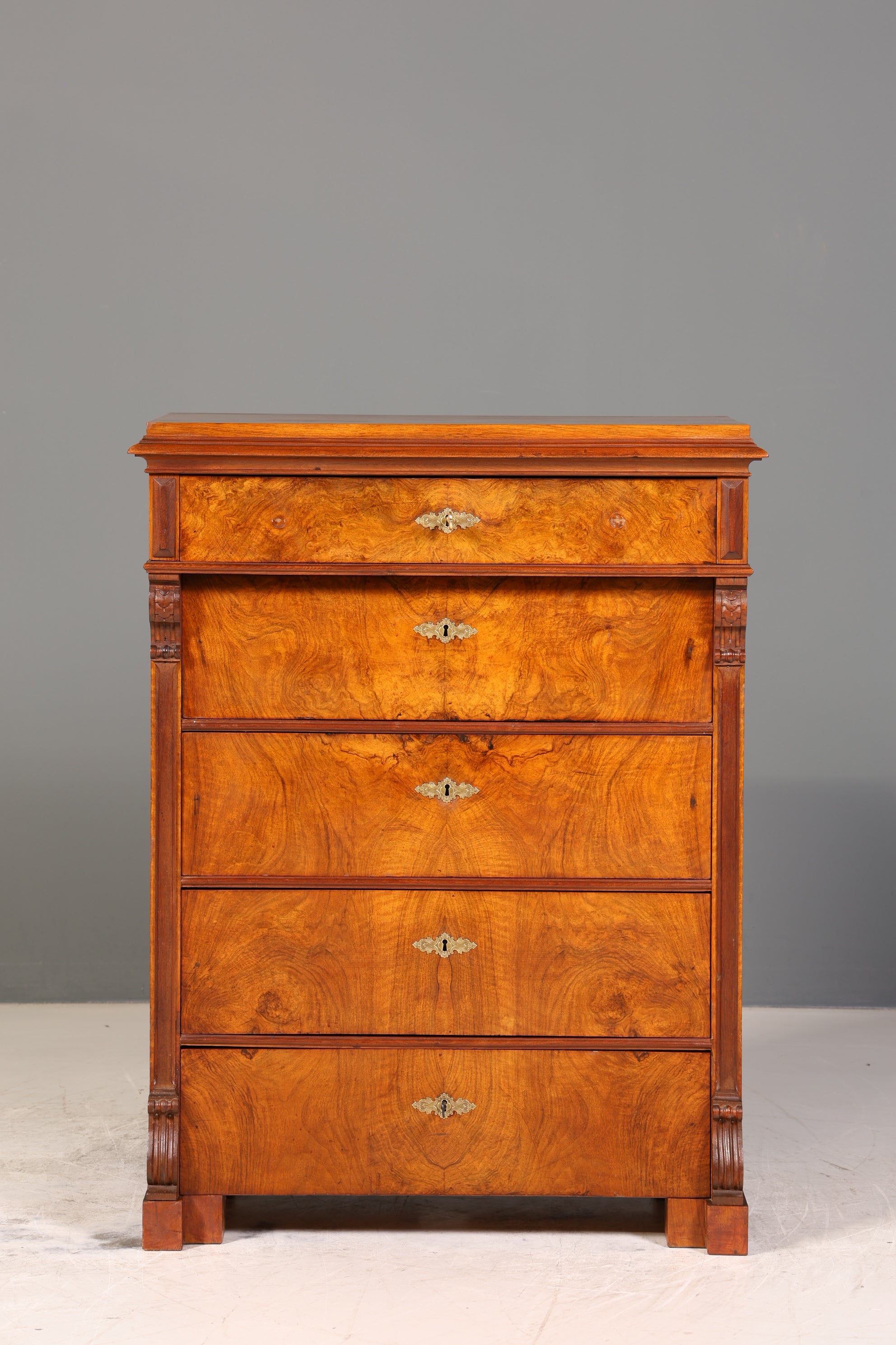 Wunderschöne Louis Philippe Kommode Gründerzeit Vertiko Schubladen Kommode Chiffoniere um 1880