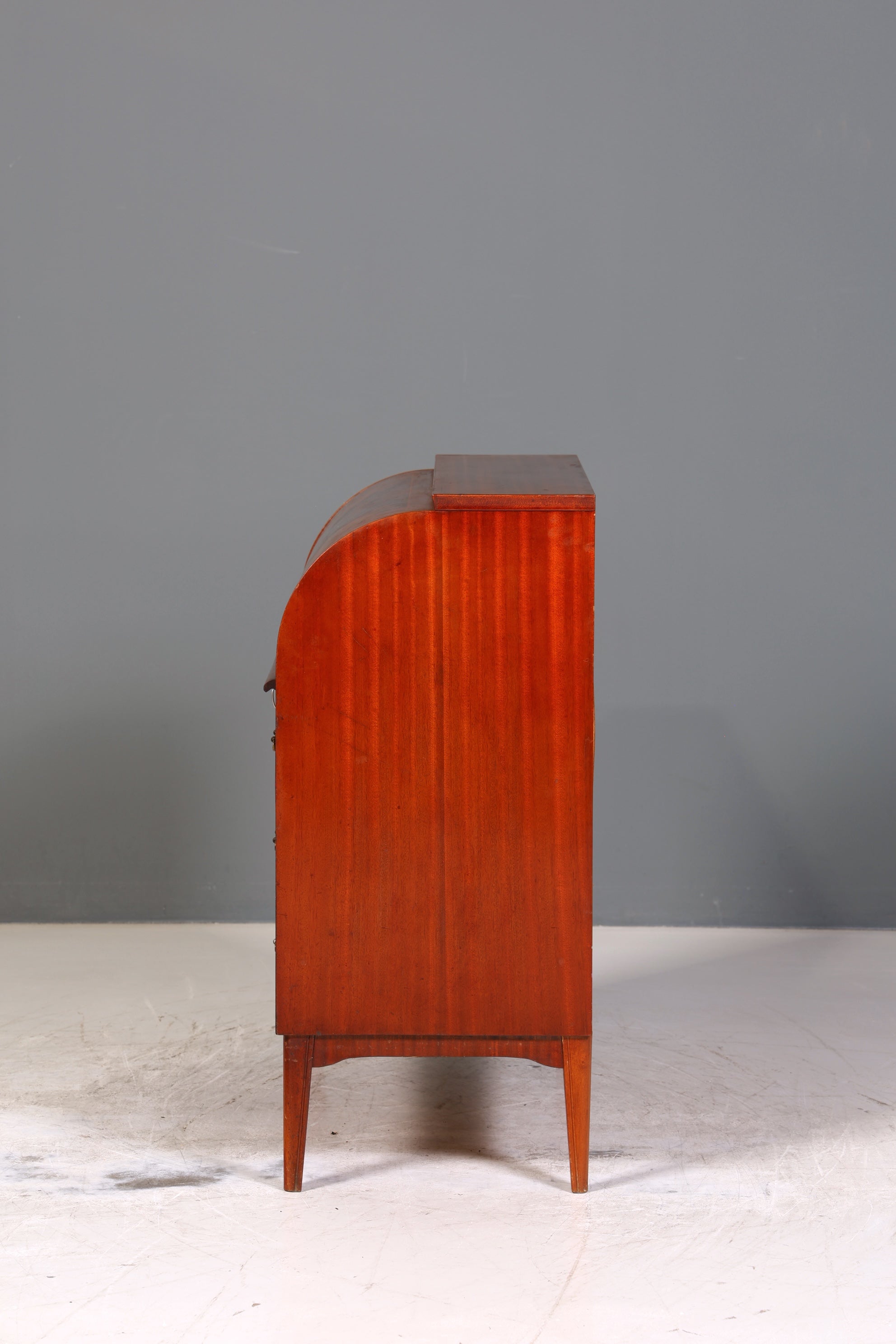 Traumhafter Mid Century Rollladen Sekretär Danish Design echt Holz Rollladen Kommode