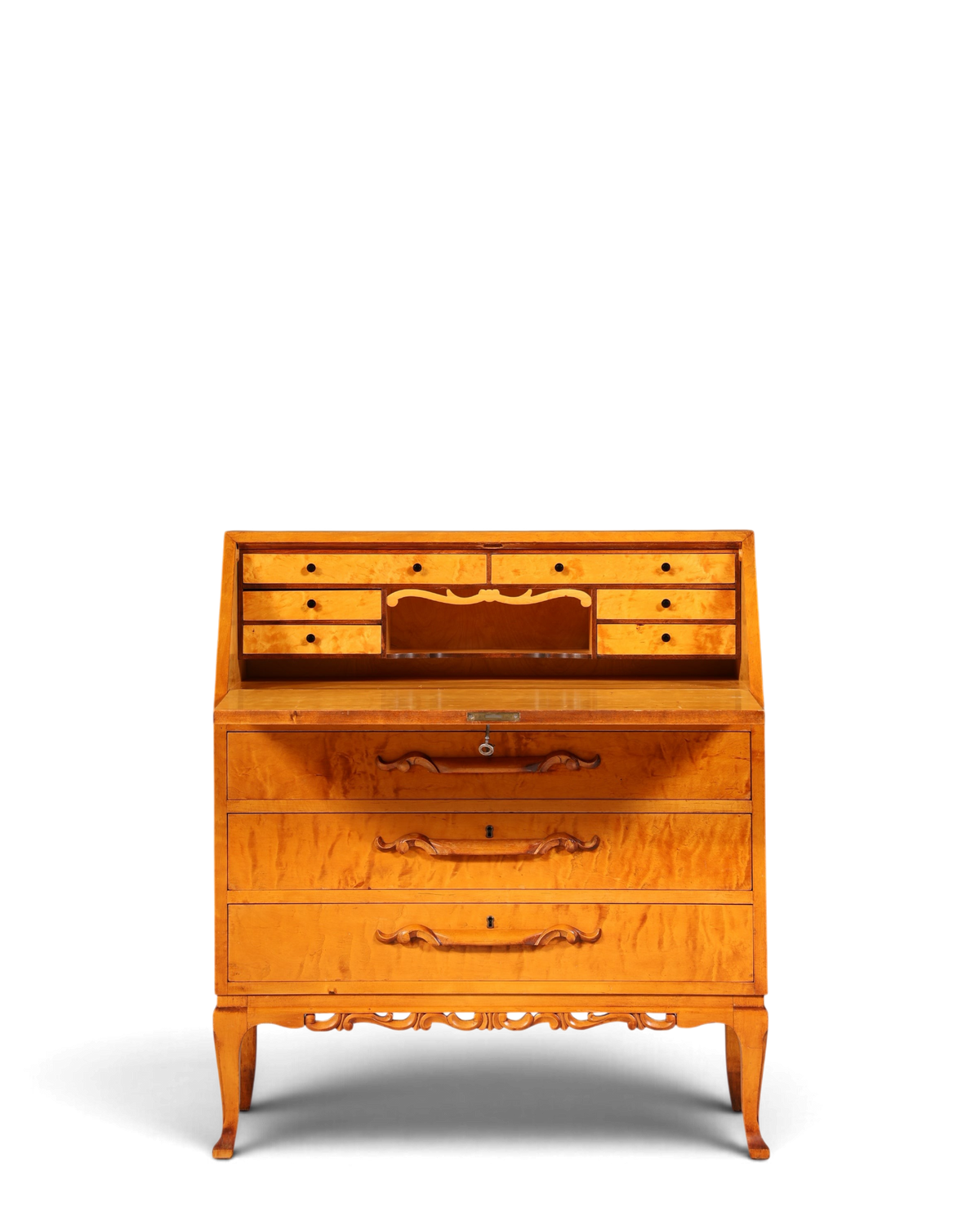 Traumhafter Sekretär um 1930 Büro Kommode echt Holz Sekretär Schreibtisch Kommode
