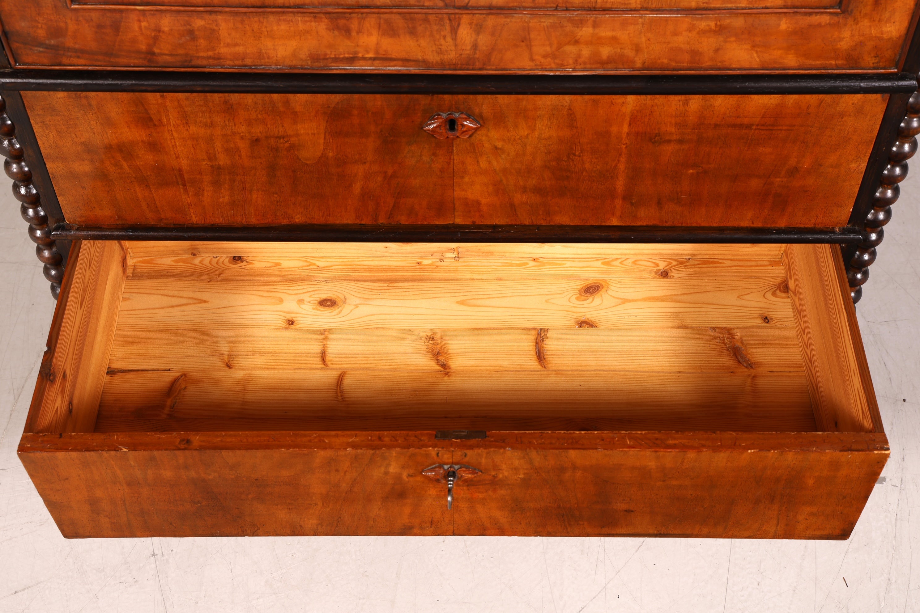 Traumhafter Louis Philippe Sekretär Vertiko Biedermeier Kommode Schubladenkommode