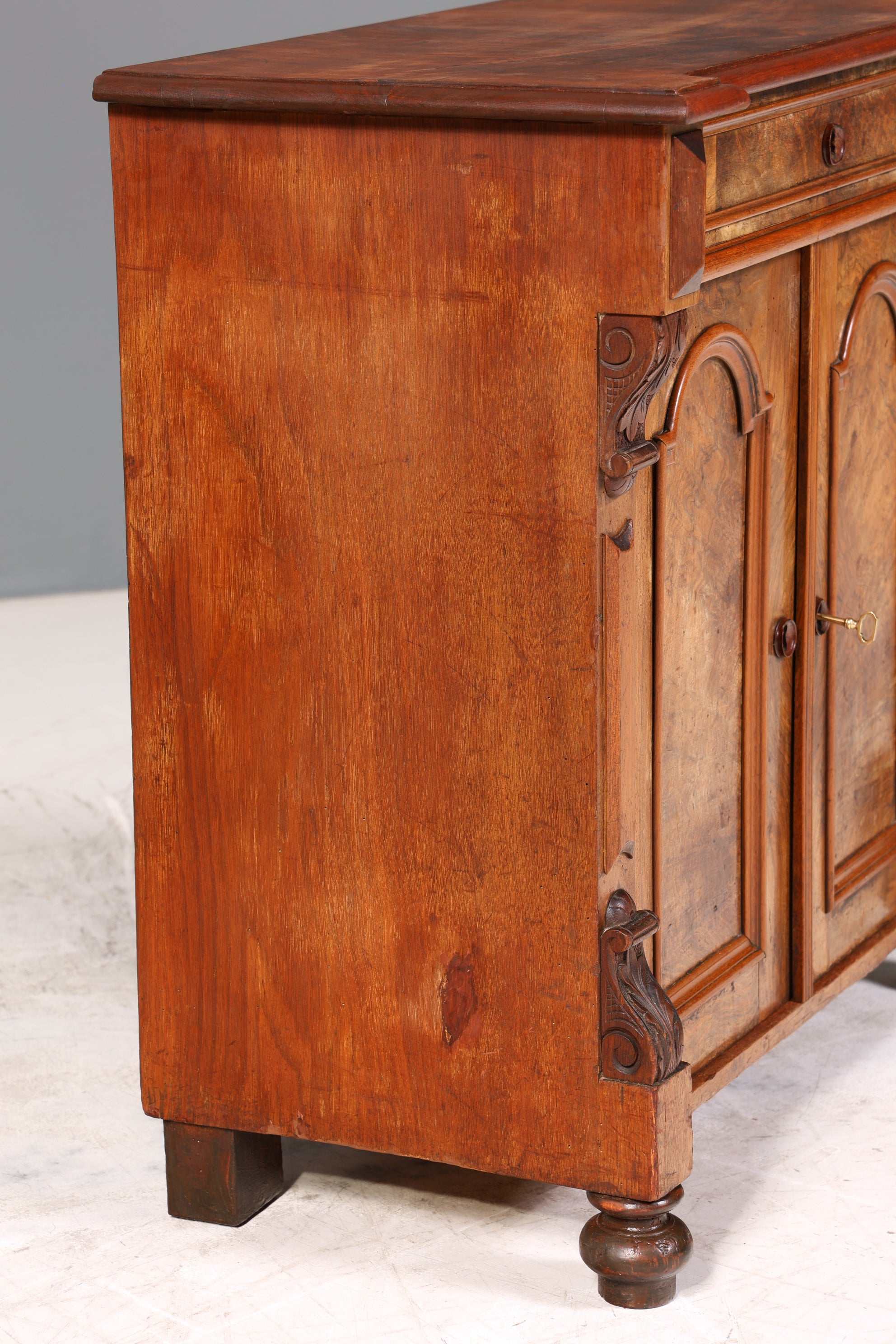 Wunderschöner Louis Philippe Schrank um 1890 Antik Gründerzeit Kommode Sideboard