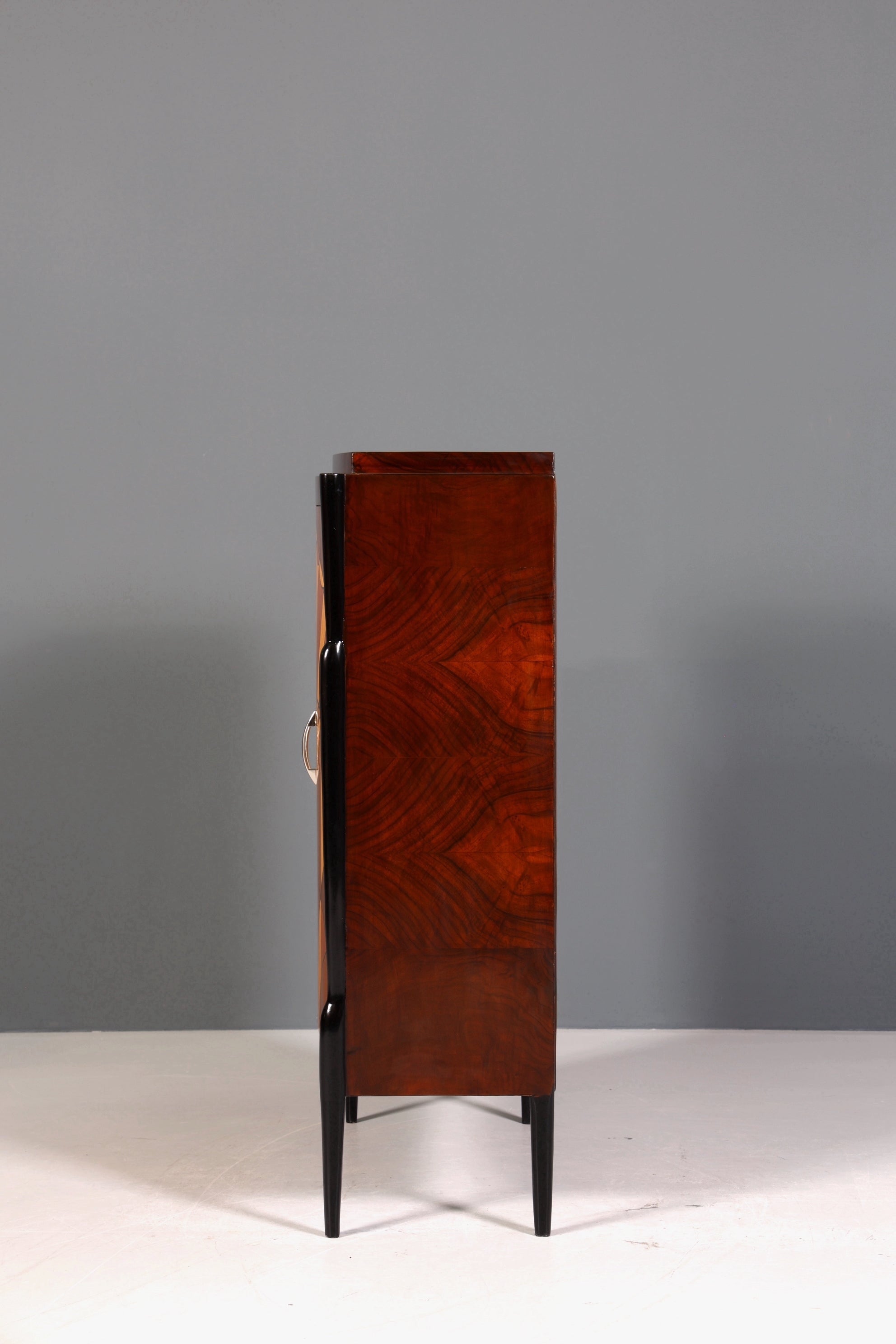 Elegant Art Deco style highboard cabinet chest of drawers Vertiko Sun Cabinet