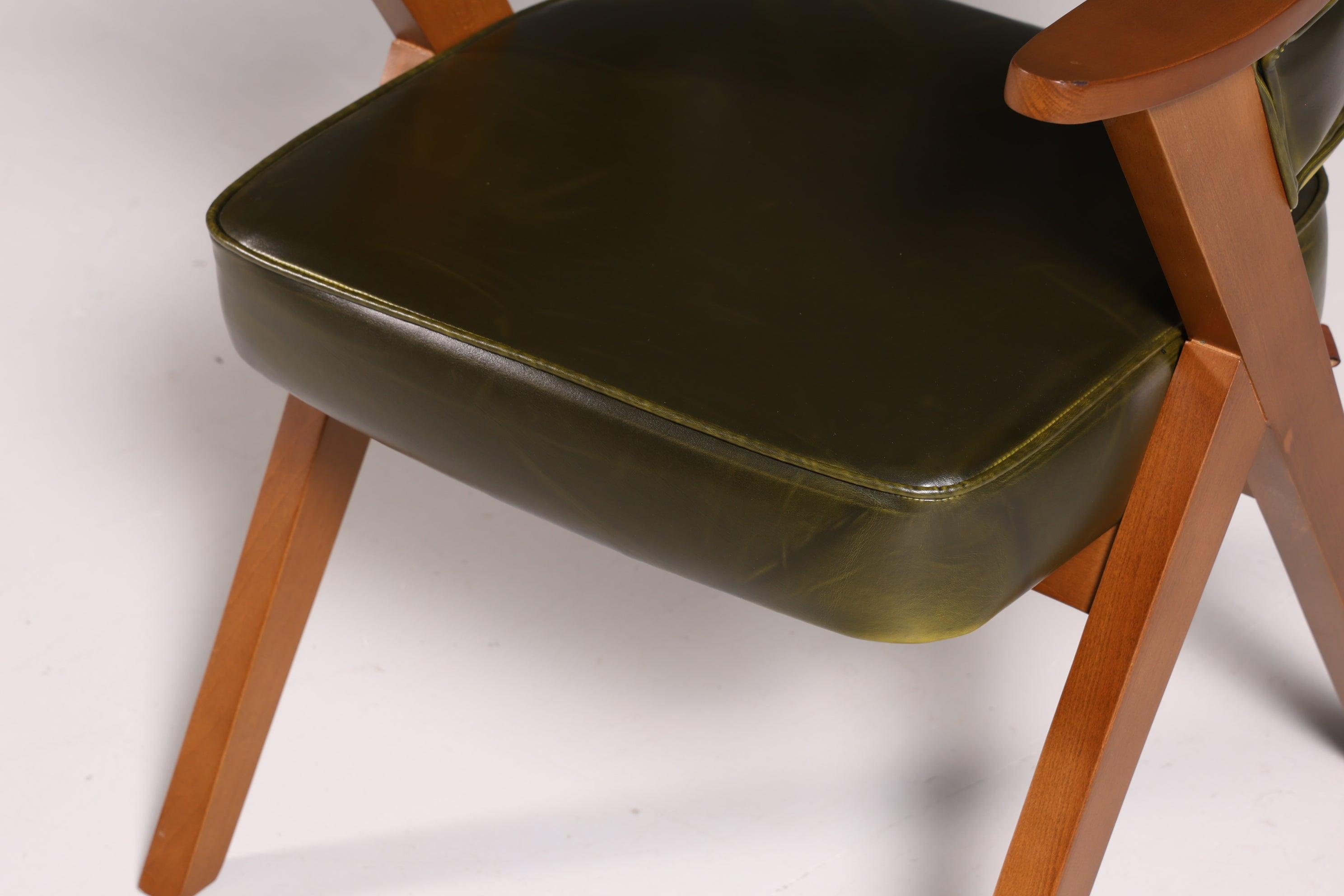 Luxuriöser "Manchester Green" Stuhl Bürostuhl Esszimmerstuhl Lounge Stuhl im Chesterfield Design