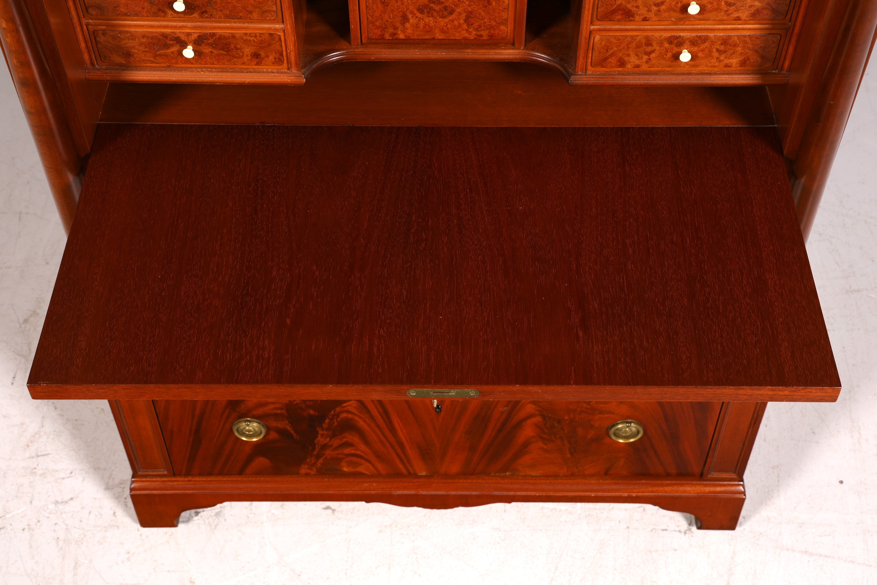 Stilvoller Original Biedermeier Sekretär um 1860 Englisch Kommode Antik Bürokommode