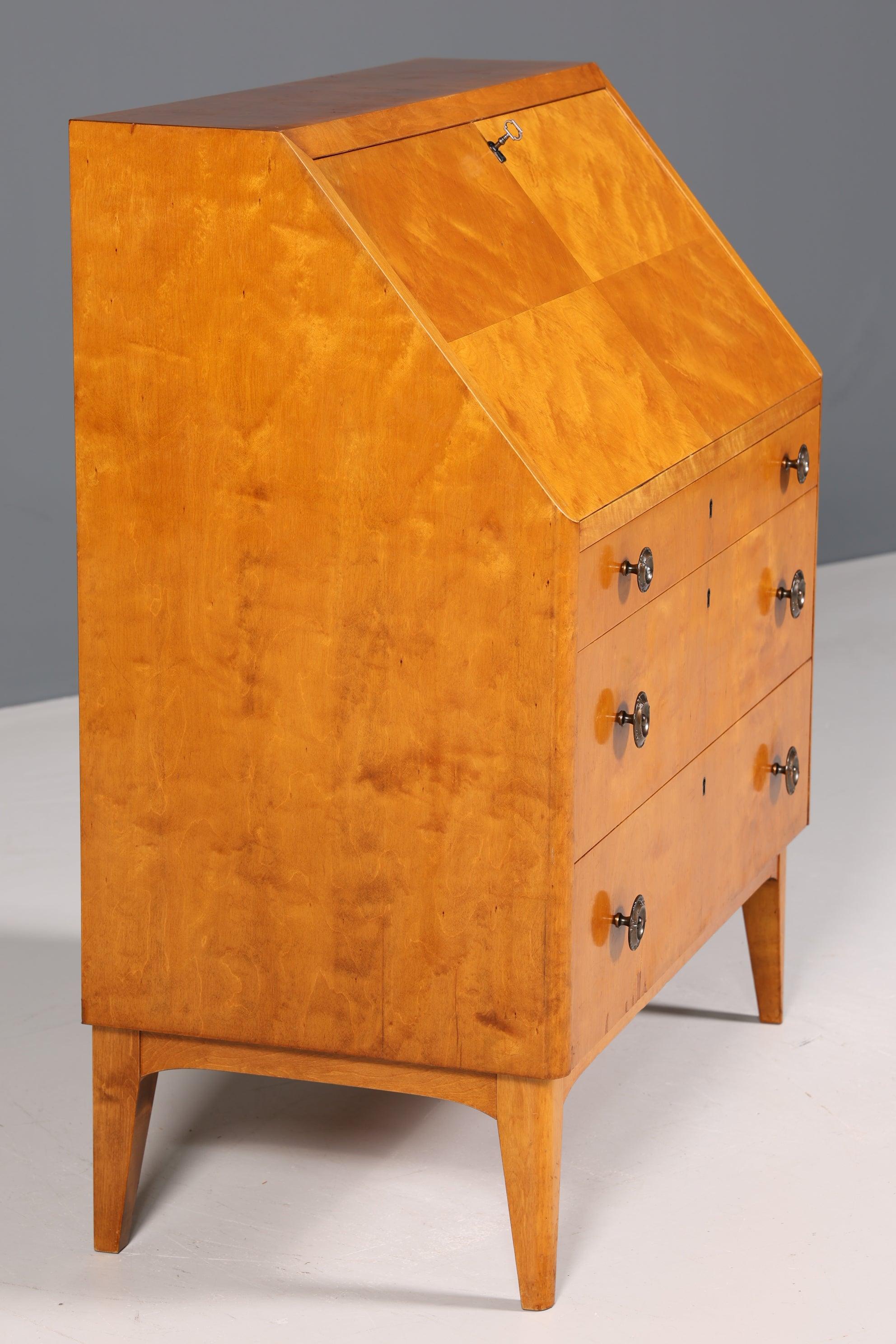 Wunderschöner Sekretär im Biedermeier Stil um 1940 Schreibmöbel echt Holz Office Kommode Schreibtisch