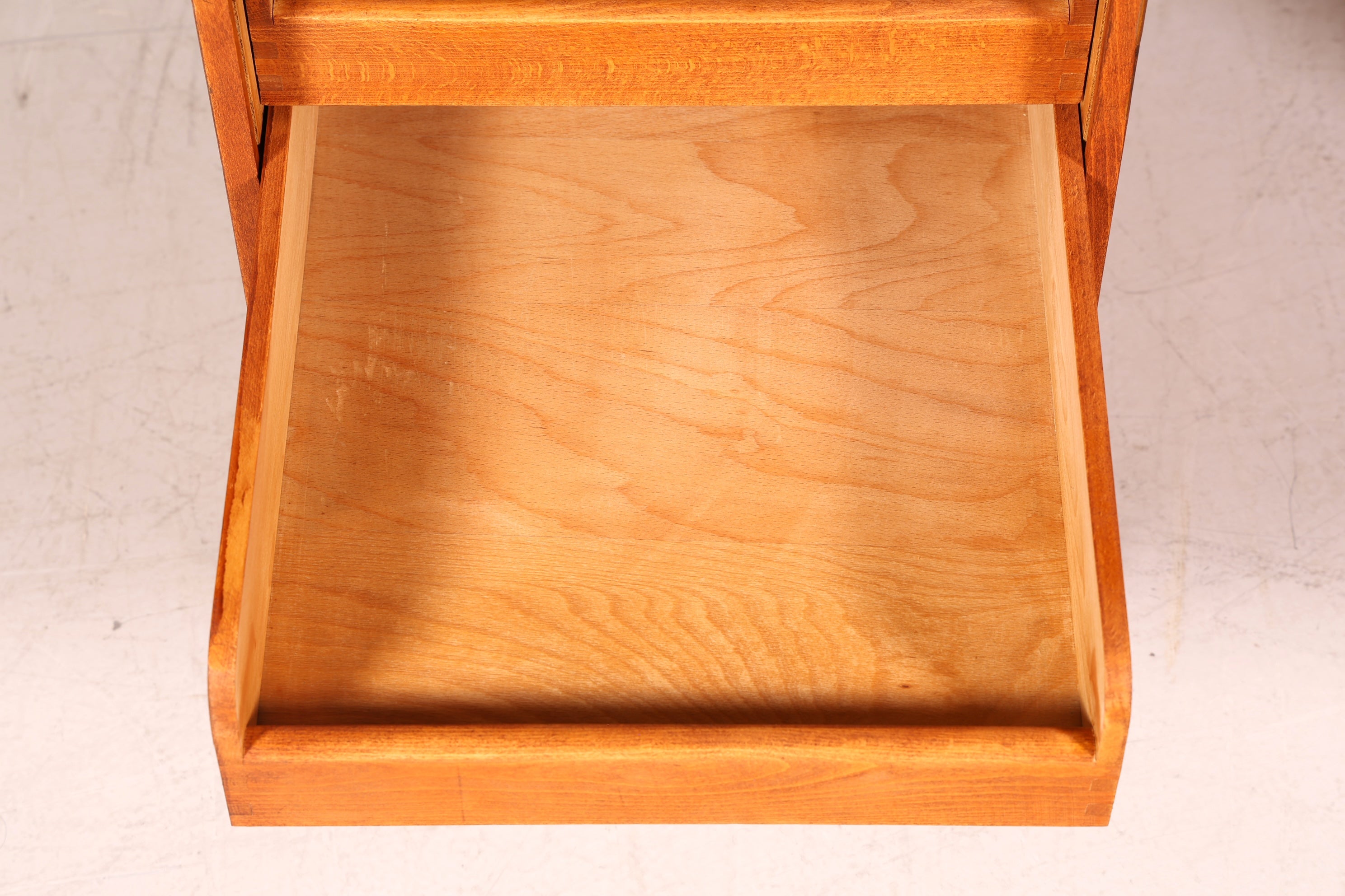 Wunderschöner Bauhaus Rollladen Schreibtisch Mid Century echt Holz Bürotisch Office Table