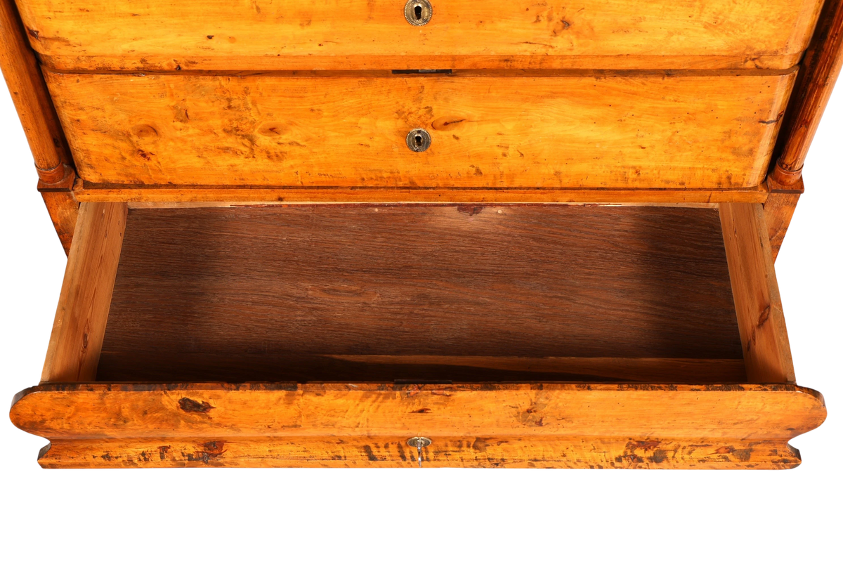 G794 Finish Wunderschöner Original Biedermeier Sekretär um 1860 Englisch Kommode Antik Bürokommode (Kopie)
