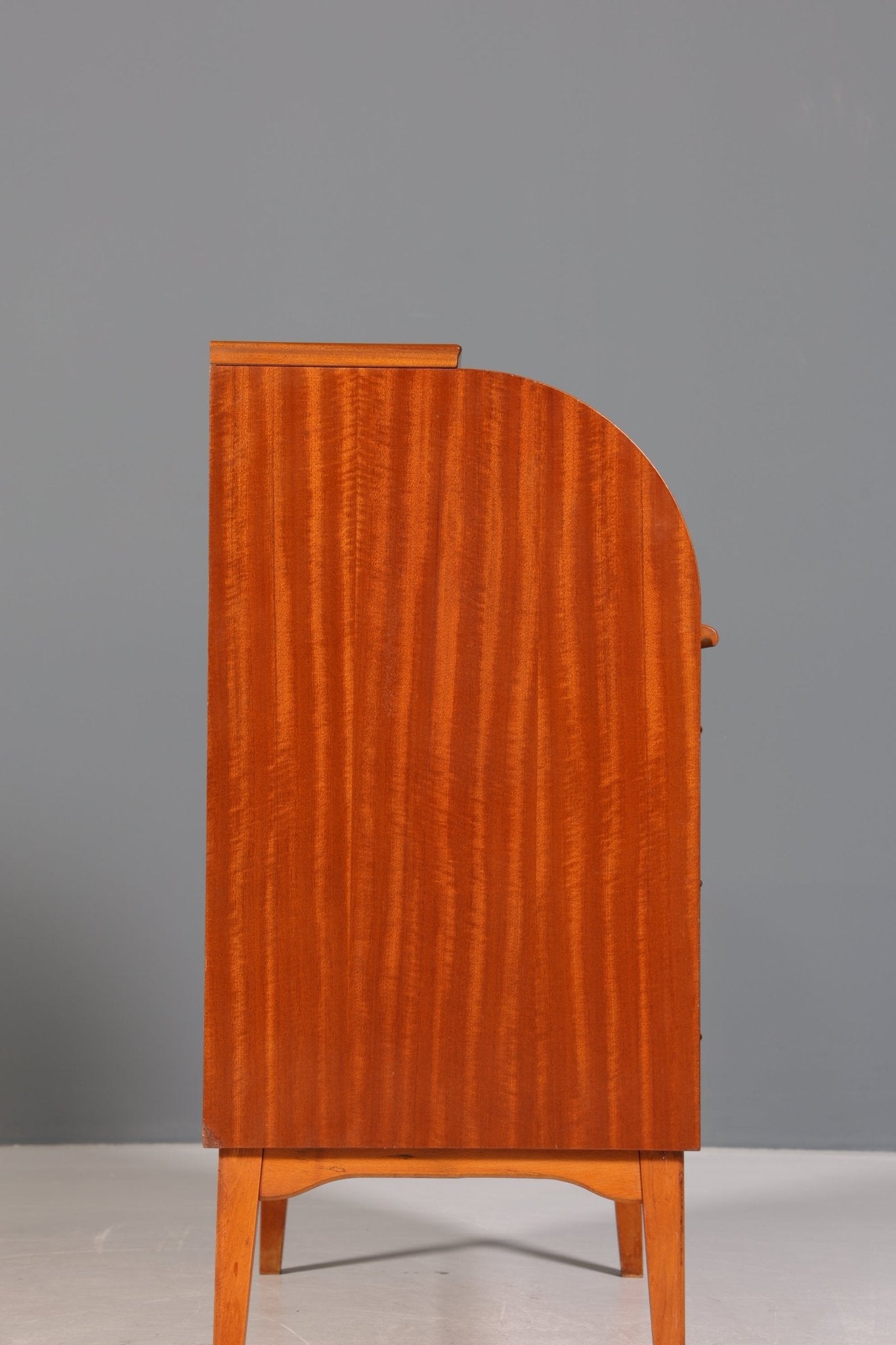 Traumhafter Mid Century Rollladen Sekretär Danish Design echt Holz Rollladen Kommode Schreibkommode