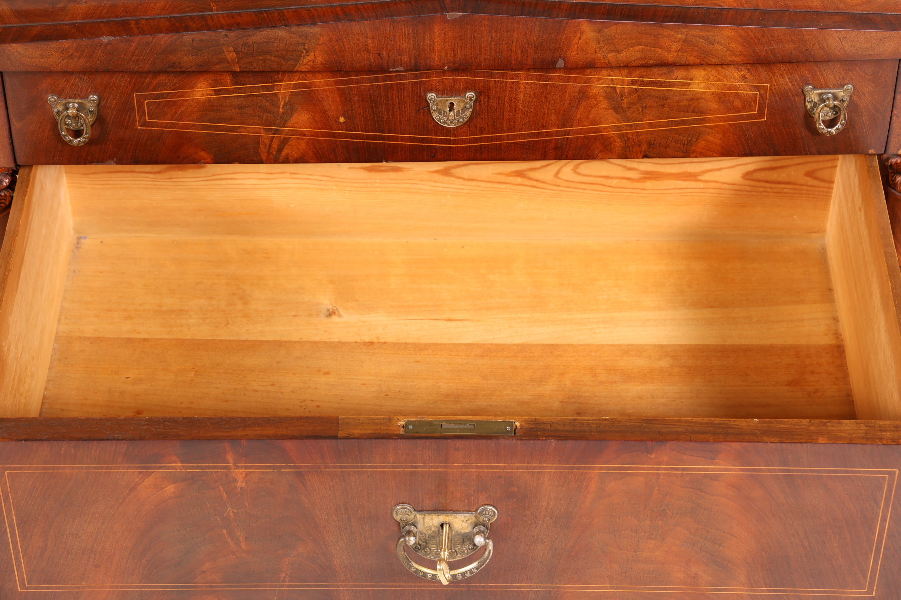 Wunderschöne Biedermeier Kommode Antik Schrank Schubladenkommode Art Deco Wäschekommode