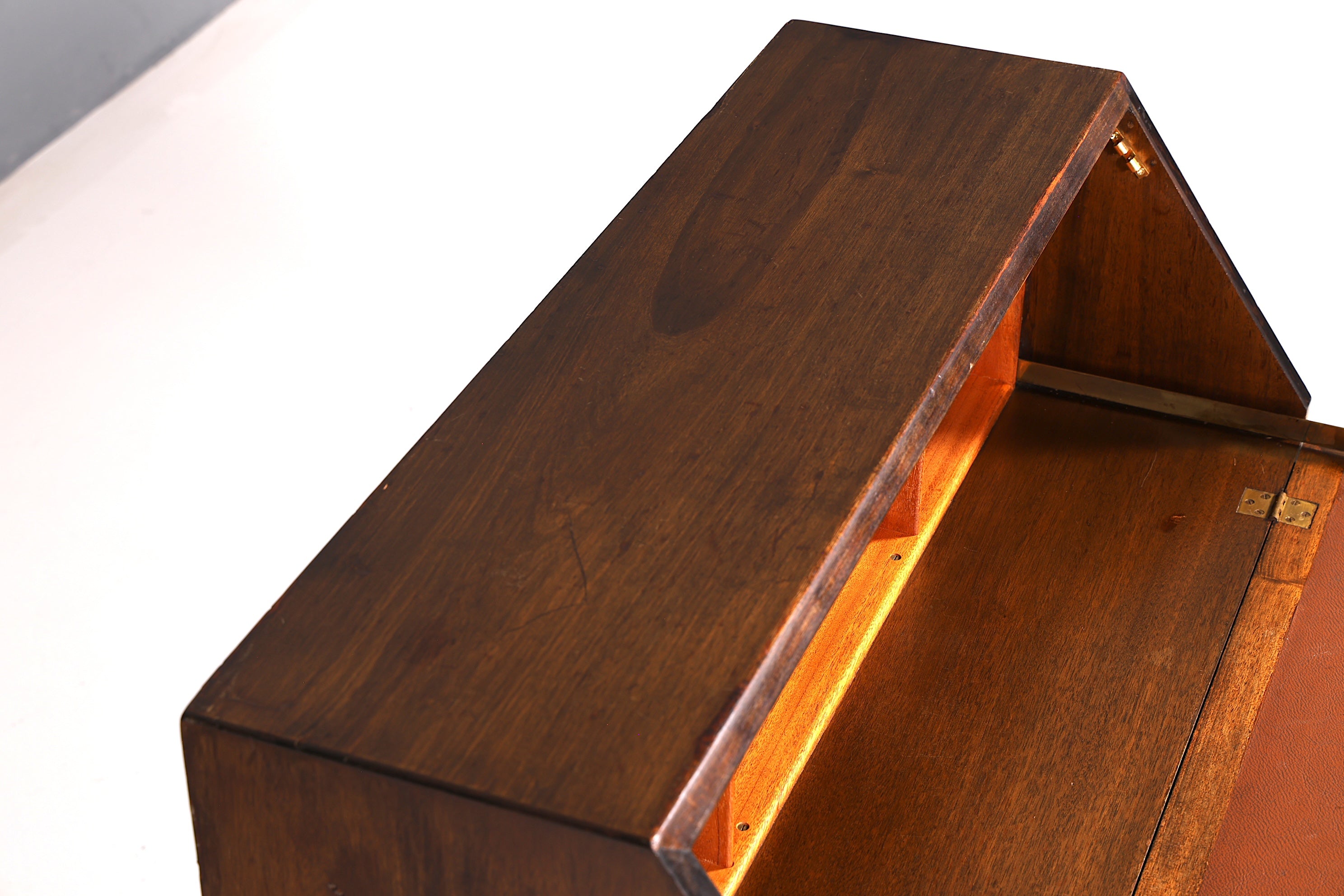 Wunderschöner Englischer Sekretär Schreibkommode Echt Holz Schreibtisch Kommode Büro Antik Vintage