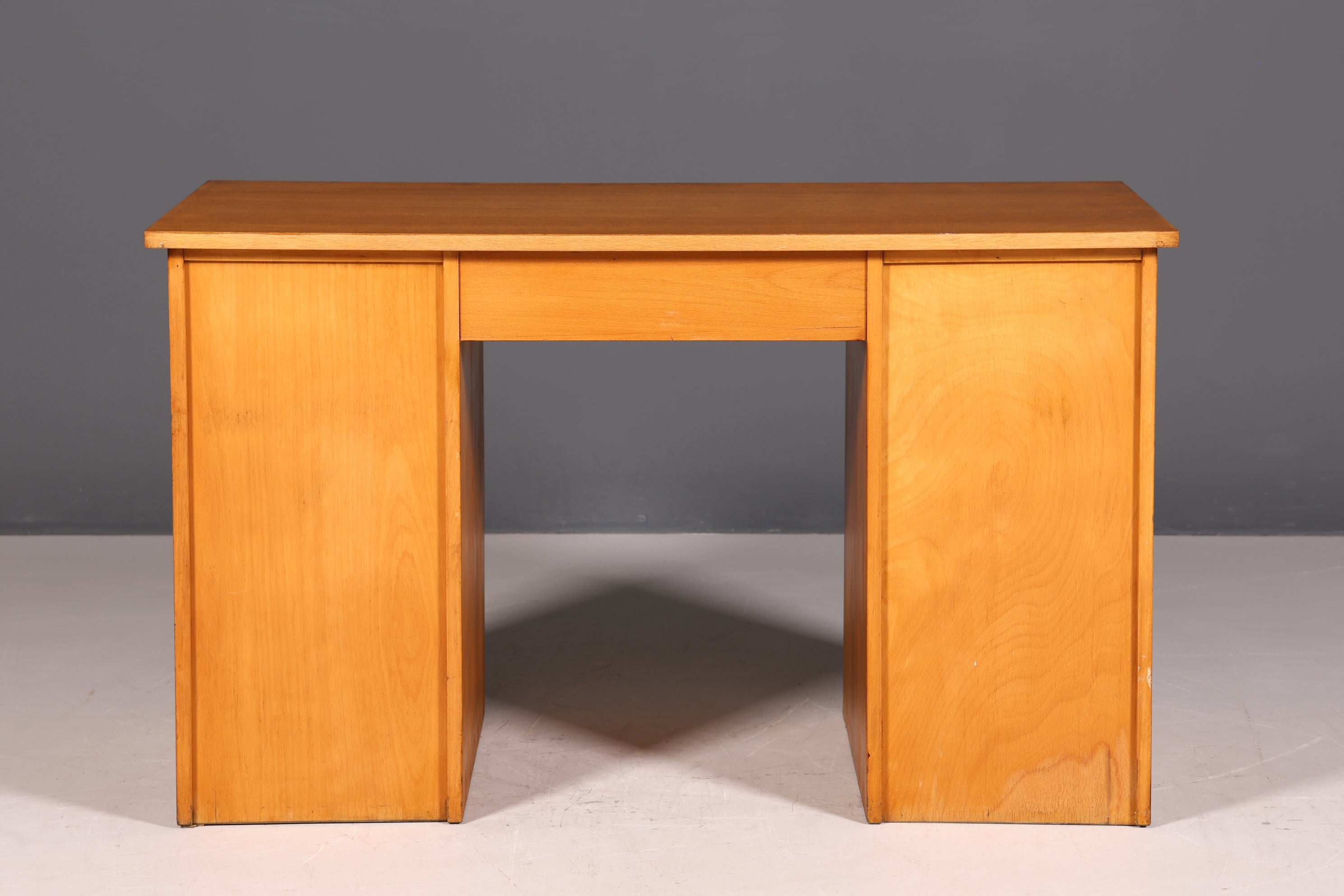Wunderschöner Bauhaus Rollladen Schreibtisch Mid Century echt Holz Bürotisch Office Table
