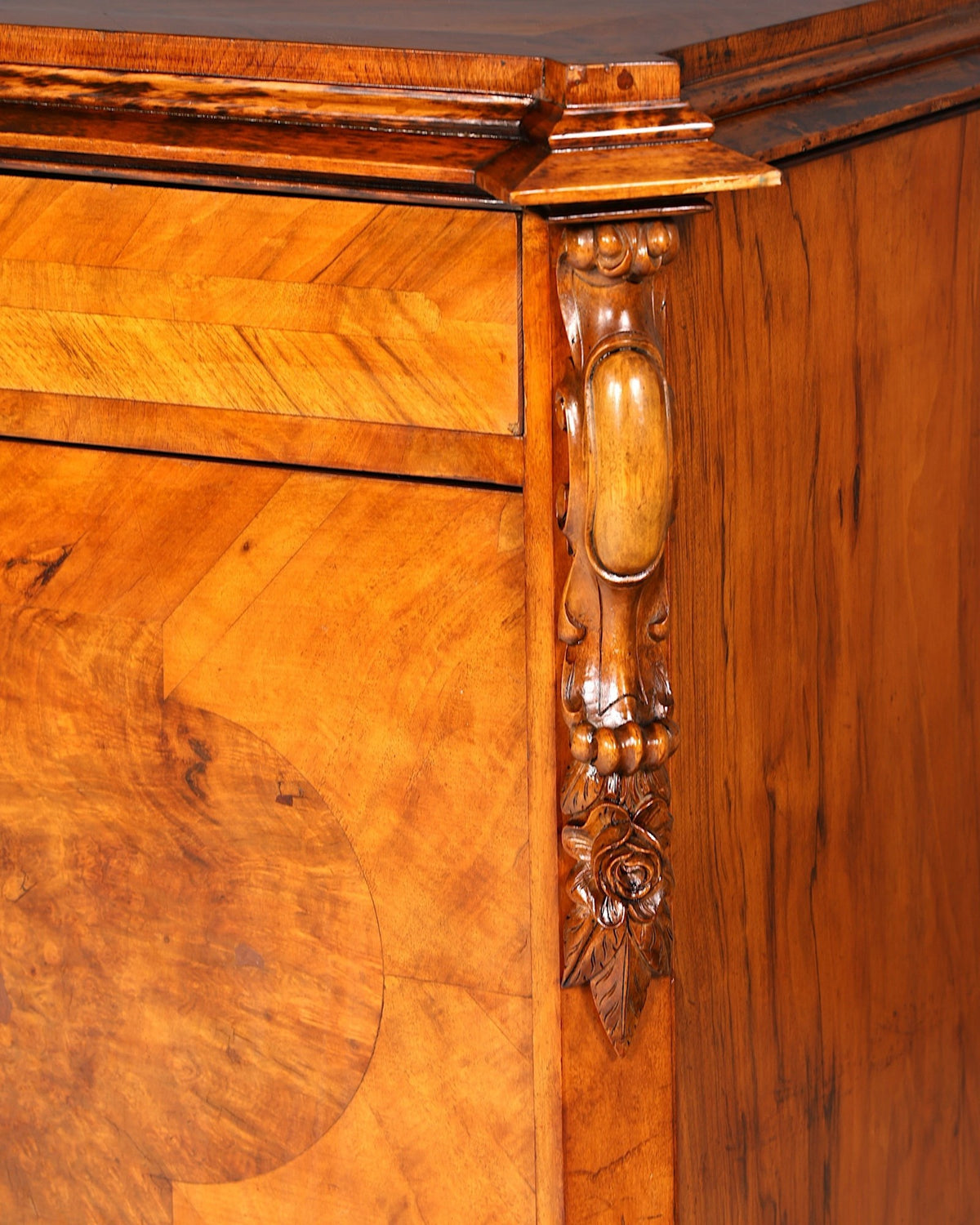 Wunderschöner Louis Philippe Sekretär Vertiko Highboard Schreibsekretär Massivholz