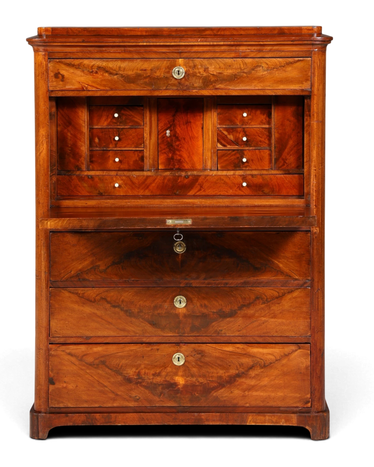Stilvoller Biedermeier Sekretär Gründerzeit Vertiko Antik Kommode Schreibkommode
