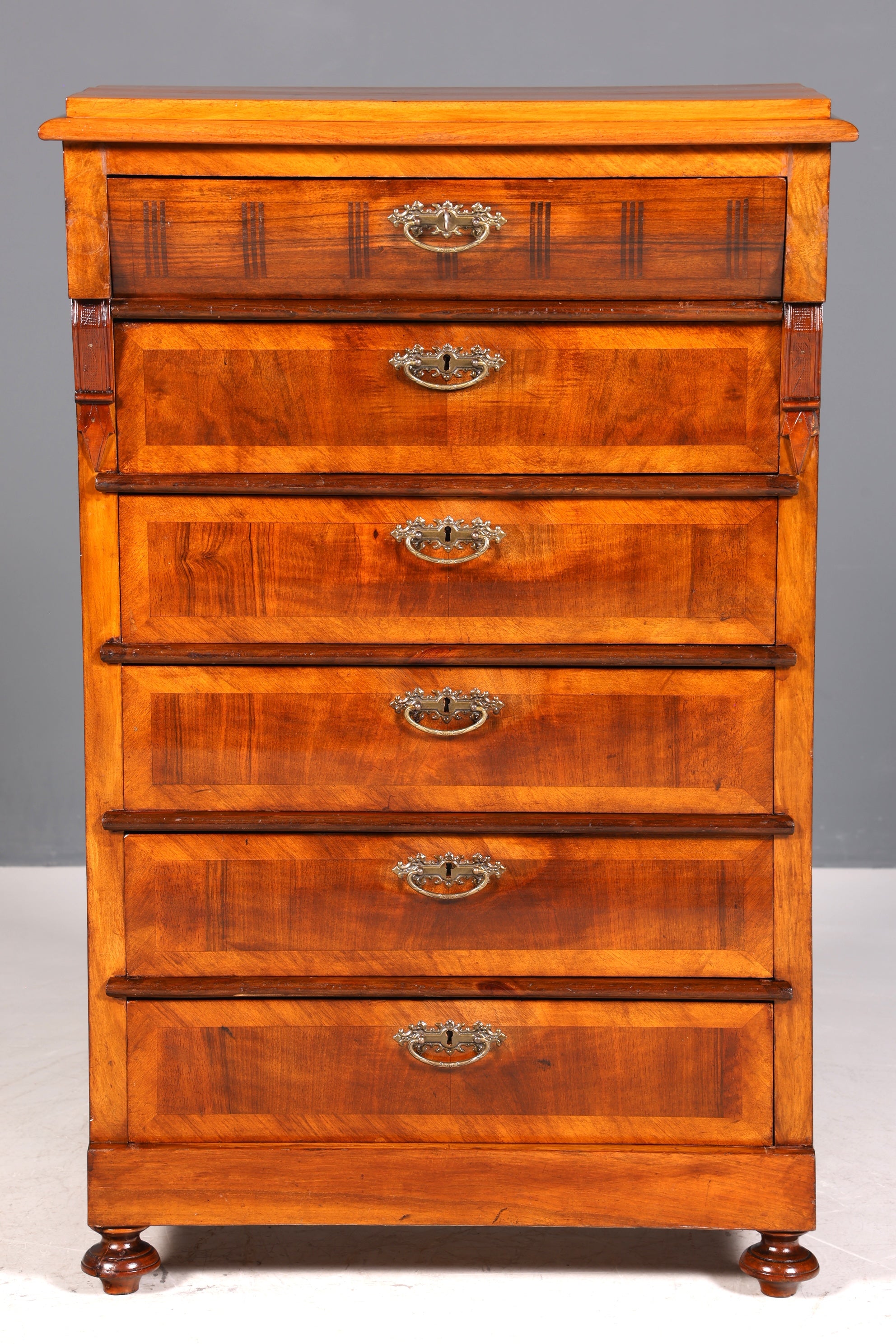 Stilvolle Gründerzeit Kommode um 1890 Jugendstil Vertiko Antik Chiffoniere Wäschekommode