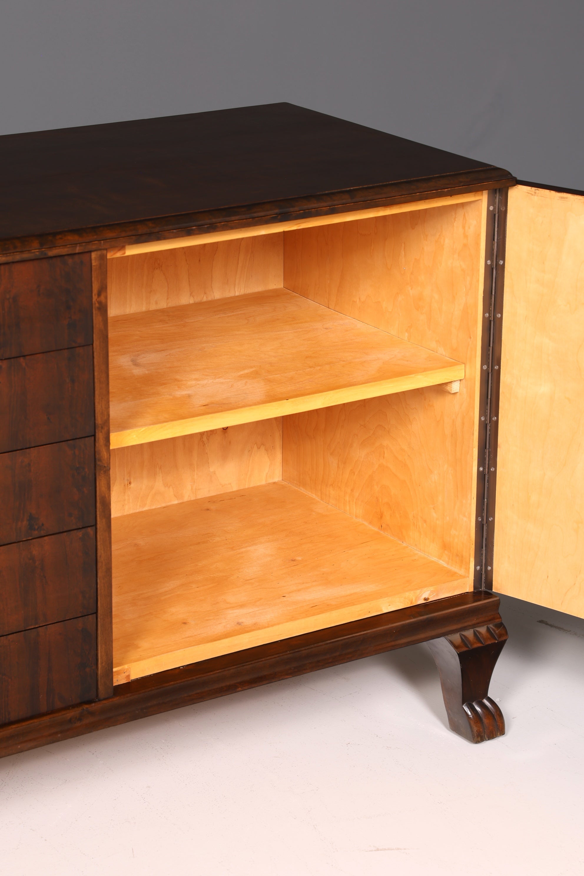 Wunderschönes Original Art Deco Sideboard Antik Schrank TV Kommode um 1930