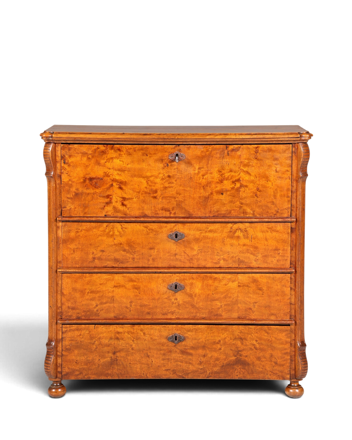Wunderschöner Louis Philippe Sekretär um 1880 Gründerzeit Antik Schrank Schreibtisch