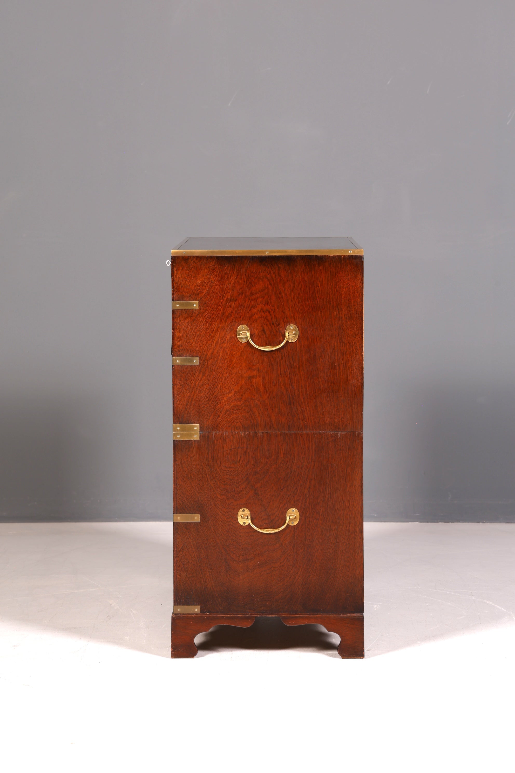 Wunderschöner Maritimer Sekretär Englisch Schreibkommode Echt Holz Lederauflage Schreibtisch Antik