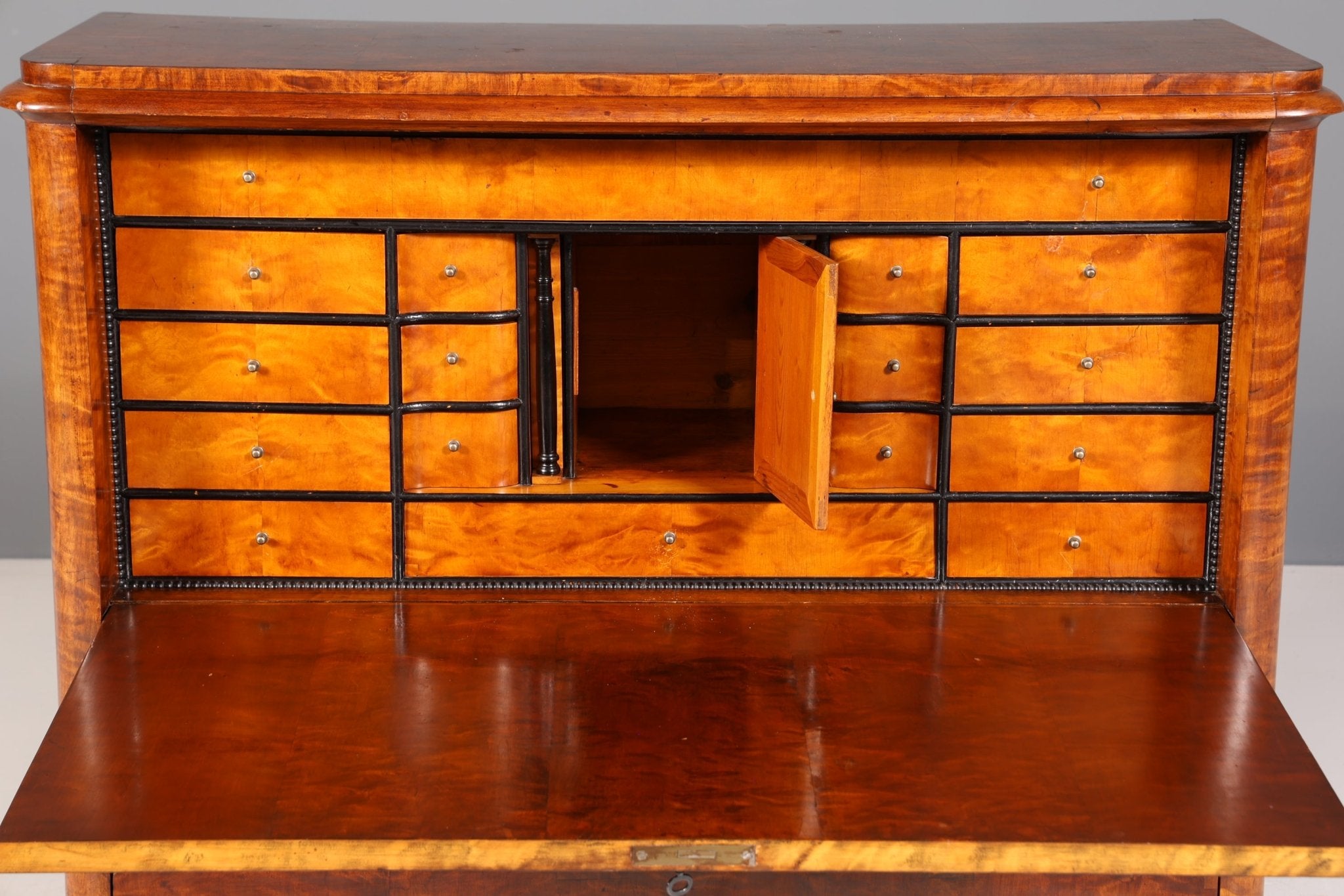 Wunderschöner Original Biedermeier Sekretär um 1860 Kommode Antik Bürokommode