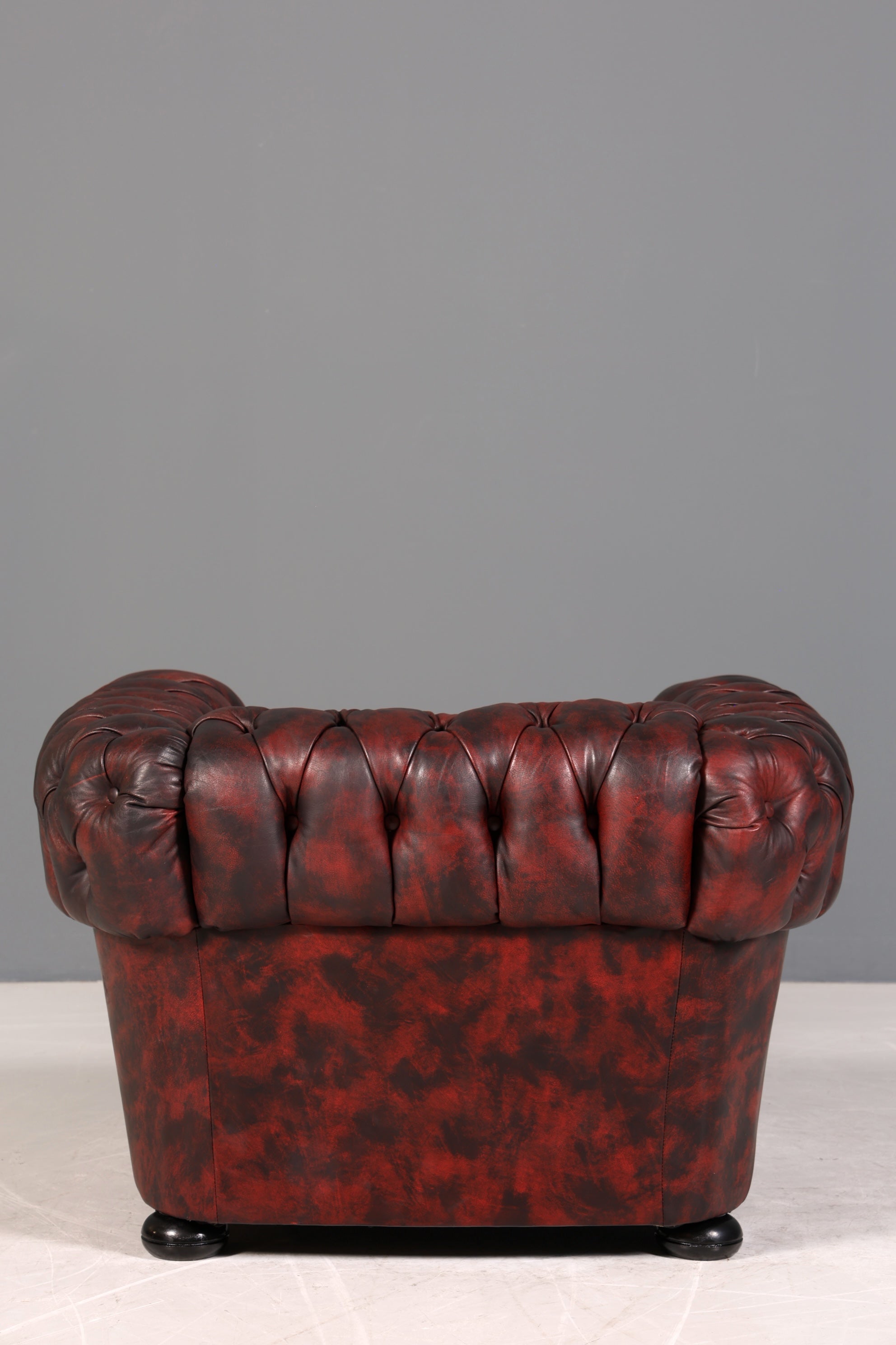 Wunderschöner Original Chesterfield Sessel Englisch Leder Armlehnsessel Herrensessel 2 von 2