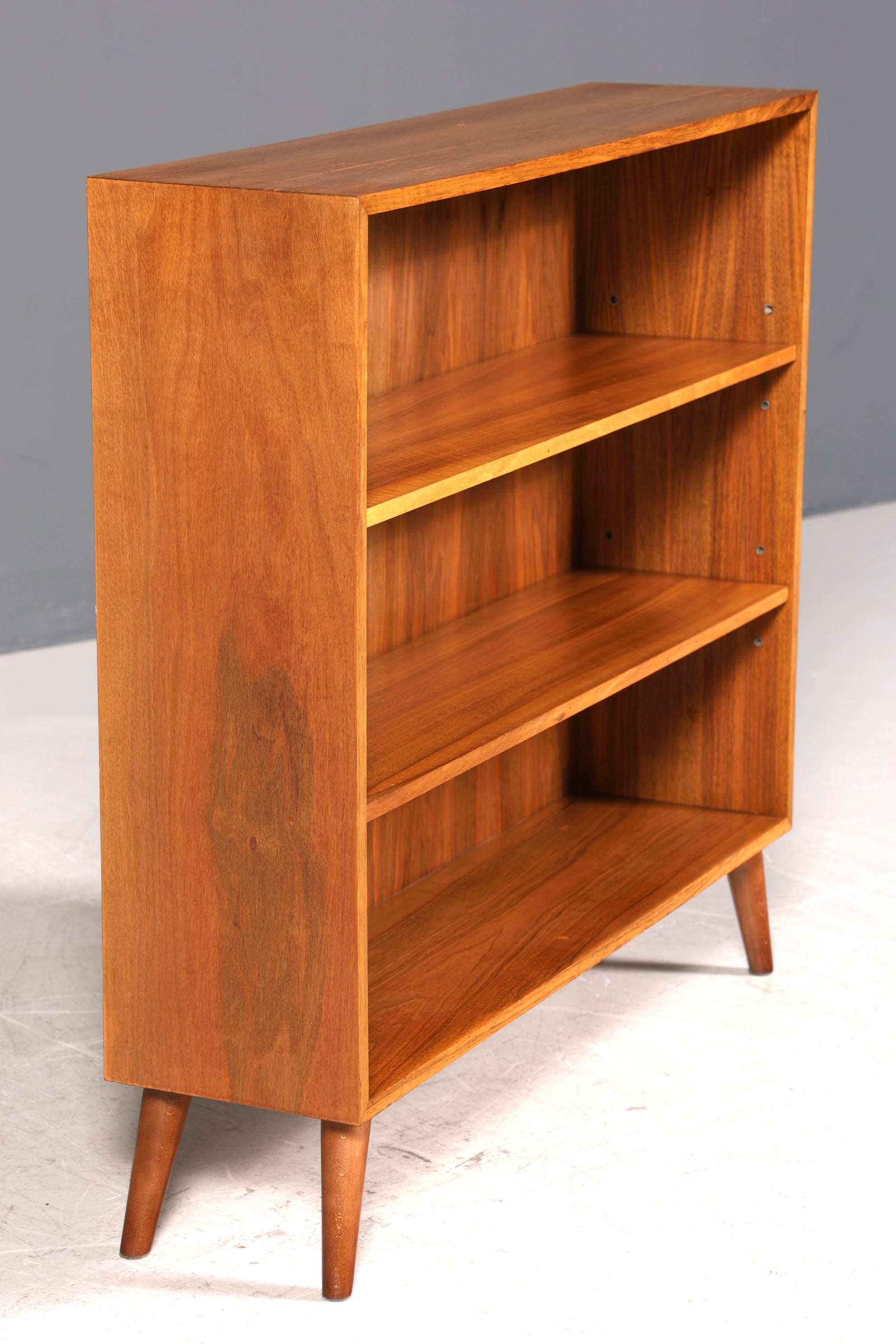 Wunderschönes Original Musterring Regal Vintage Bücherregal Mid Century 60er Jahre Holz Regal 2 von 2