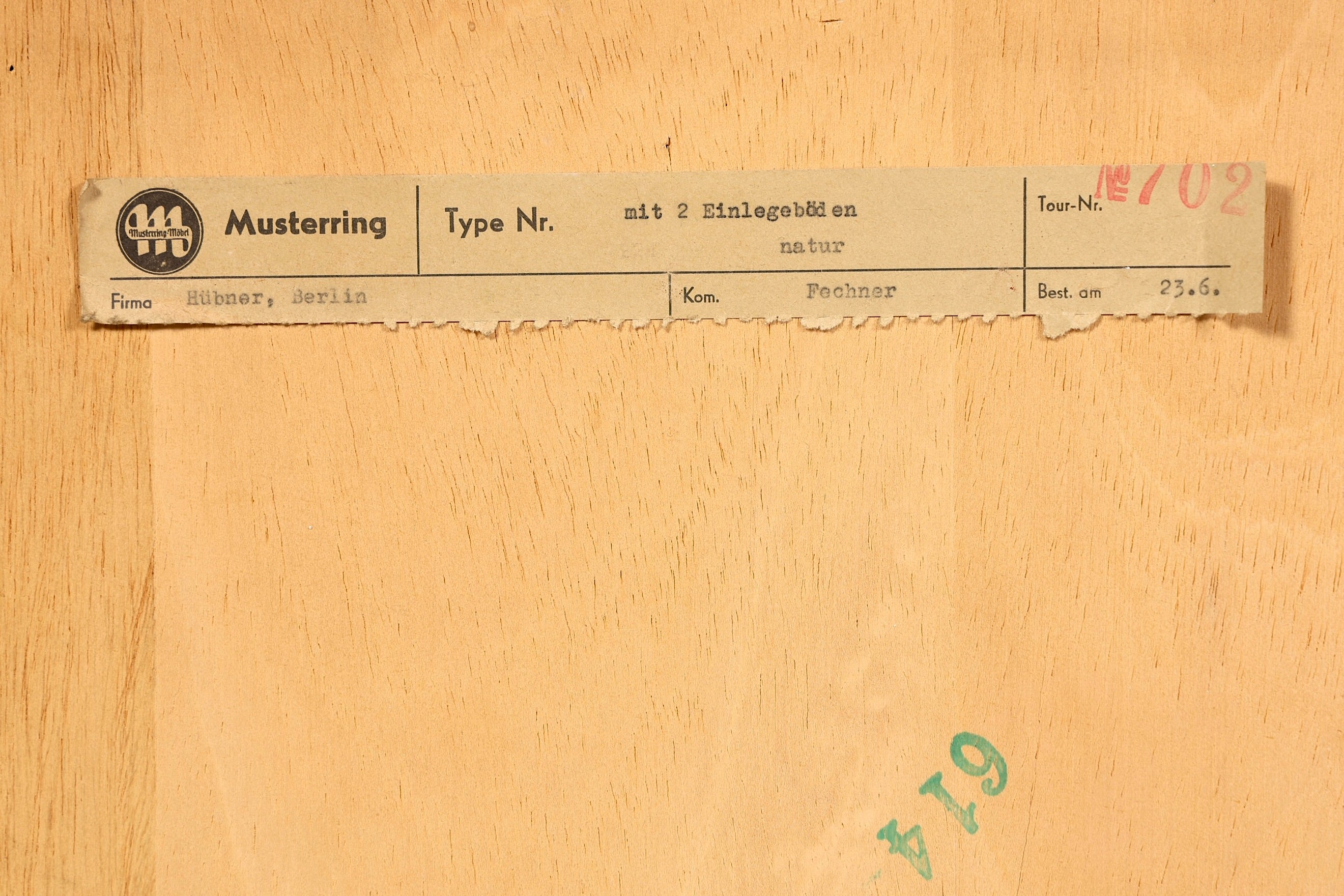 Wunderschönes Original Musterring Regal Vintage Bücherregal Mid Century 60er Jahre Holz Regal 2 von 2