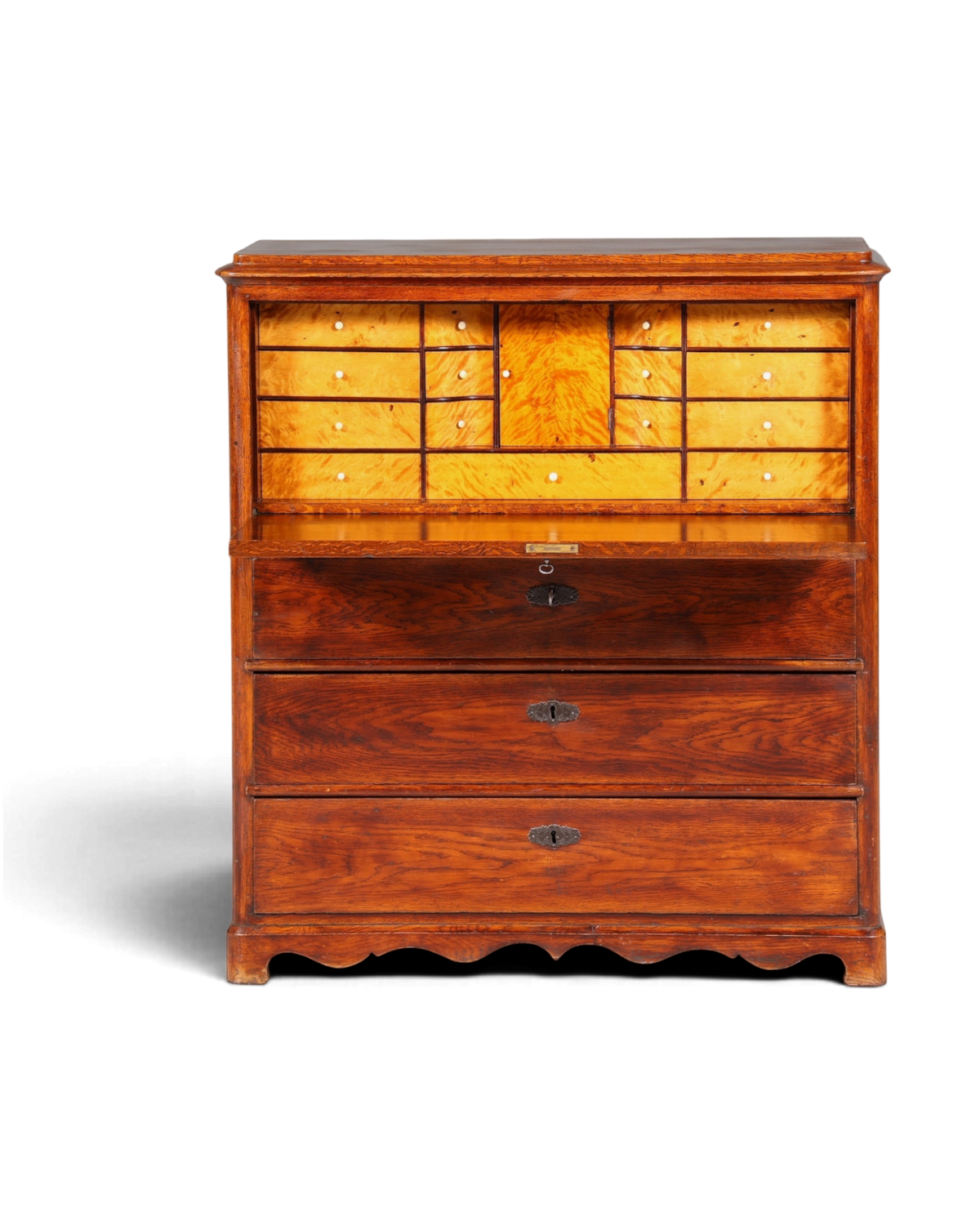 Traumhafter Louis Philippe Sekretär um 1880 Biedermeier Antik Schrank Chiffoniere Kommode