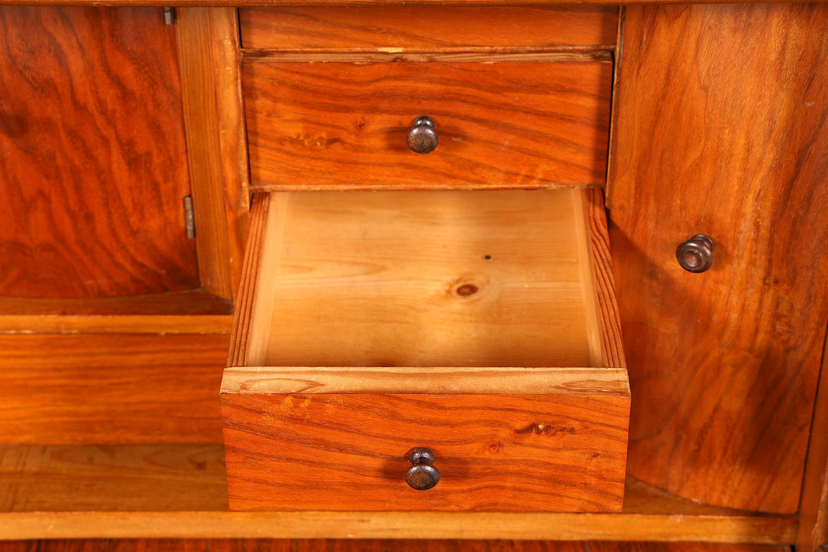 Noble Gründerzeit Secretary Vertiko Highboard Louis Philippe Dresser Antique circa 1880 Writing Secretary