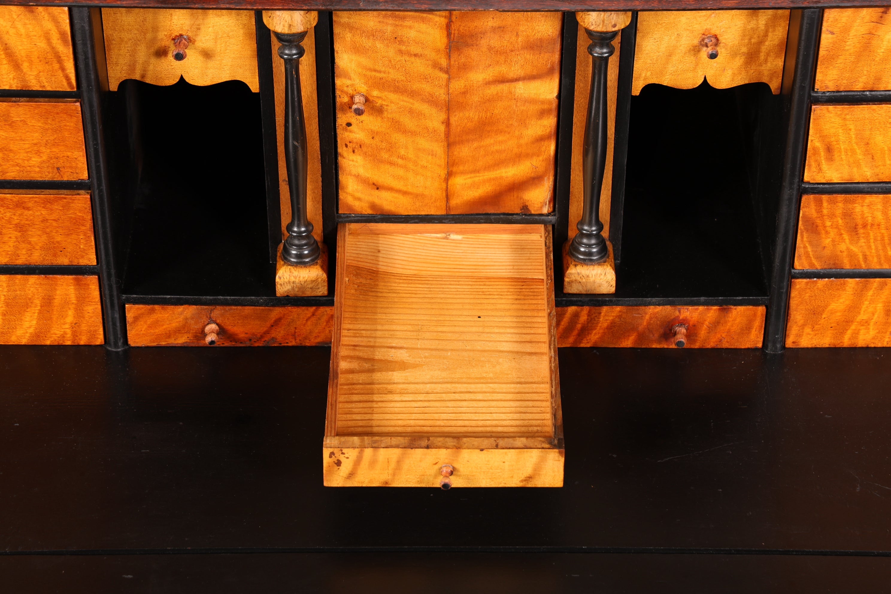 Wunderschöner Original Biedermeier Sekretär um 1860 Englisch Kommode Antik Bürokommode