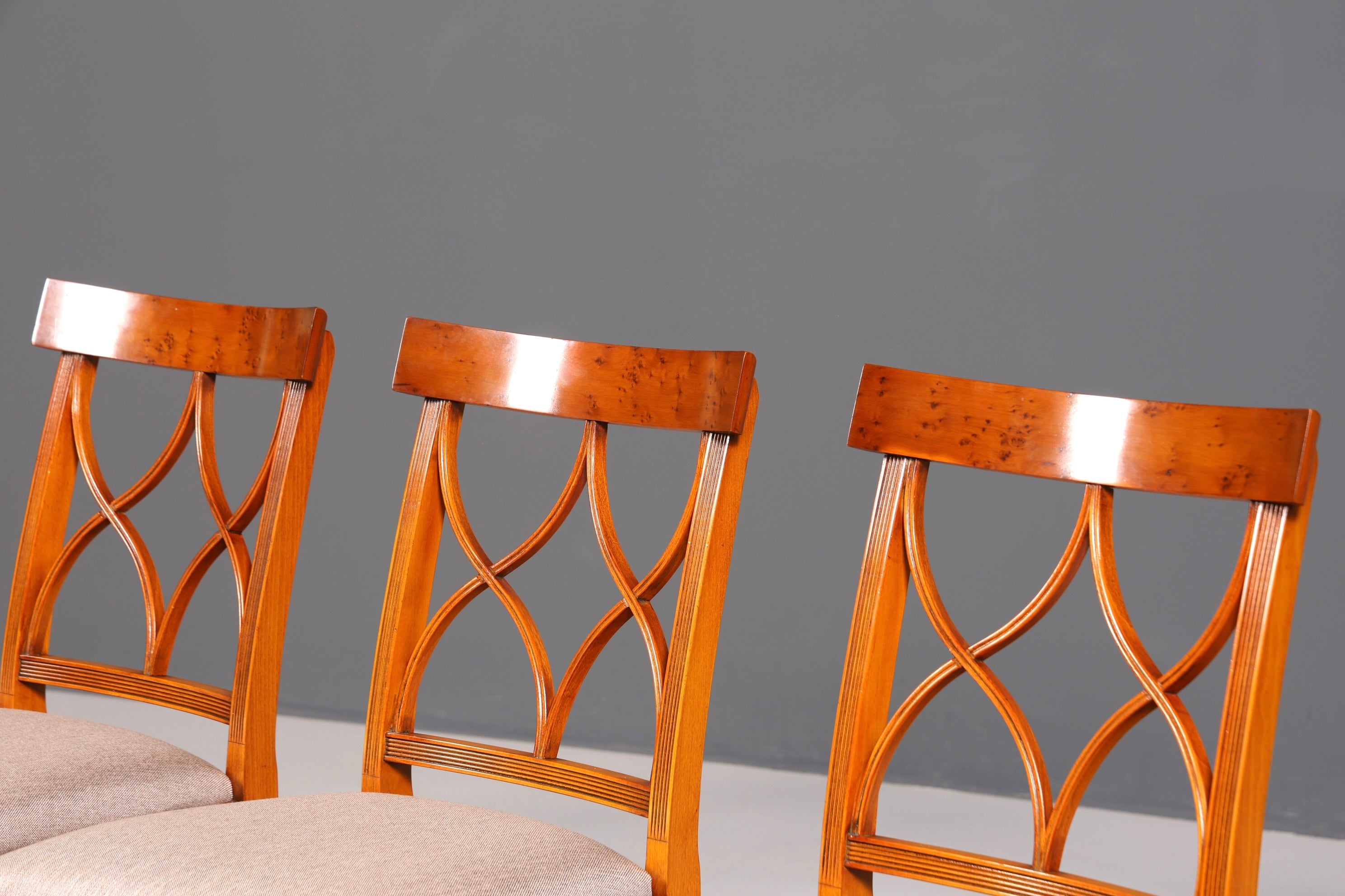6x Edle Bevan Funell Stühle Englische Reprodux Dining Chairs Antik 60er Jahre Küchenstühle Stuhlset