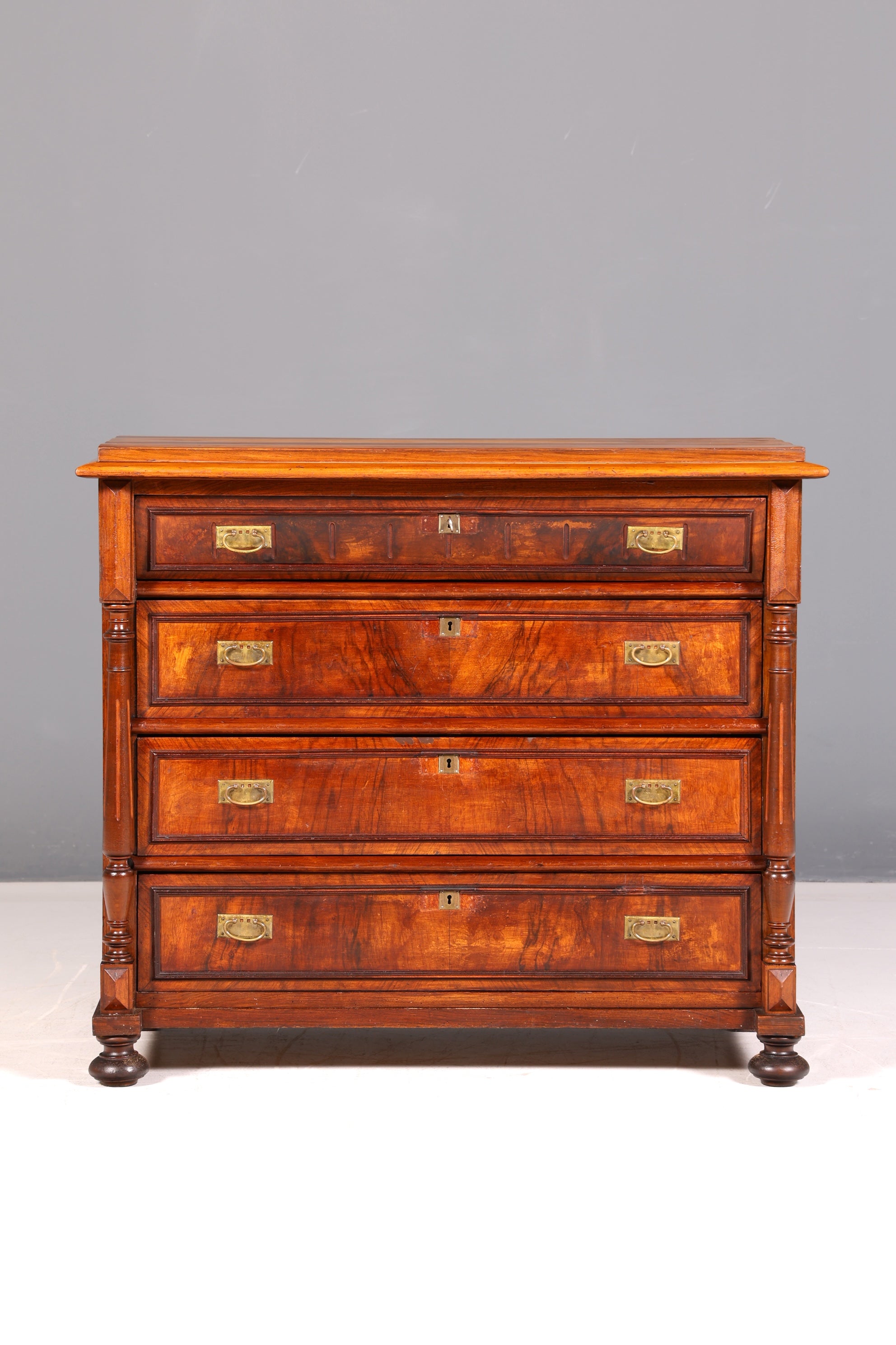 Wunderschöne Gründerzeit Kommode Jugendstil Antik Sideboard Schubladenkommode Wäschekommode um 1900