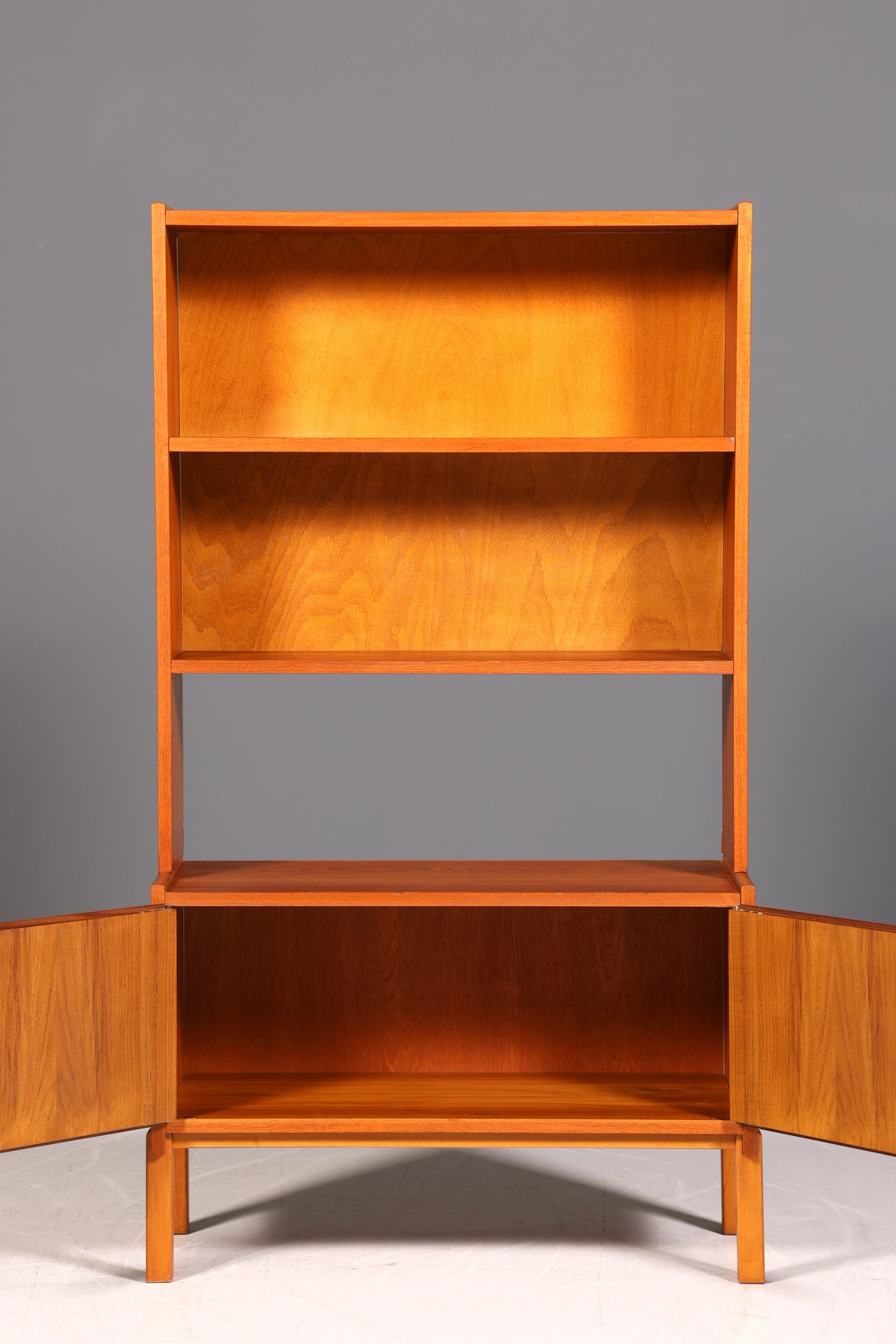 Simple Mid Century Shelf Danish Design Bookcase Retro Cabinet Chest of Drawers 60s