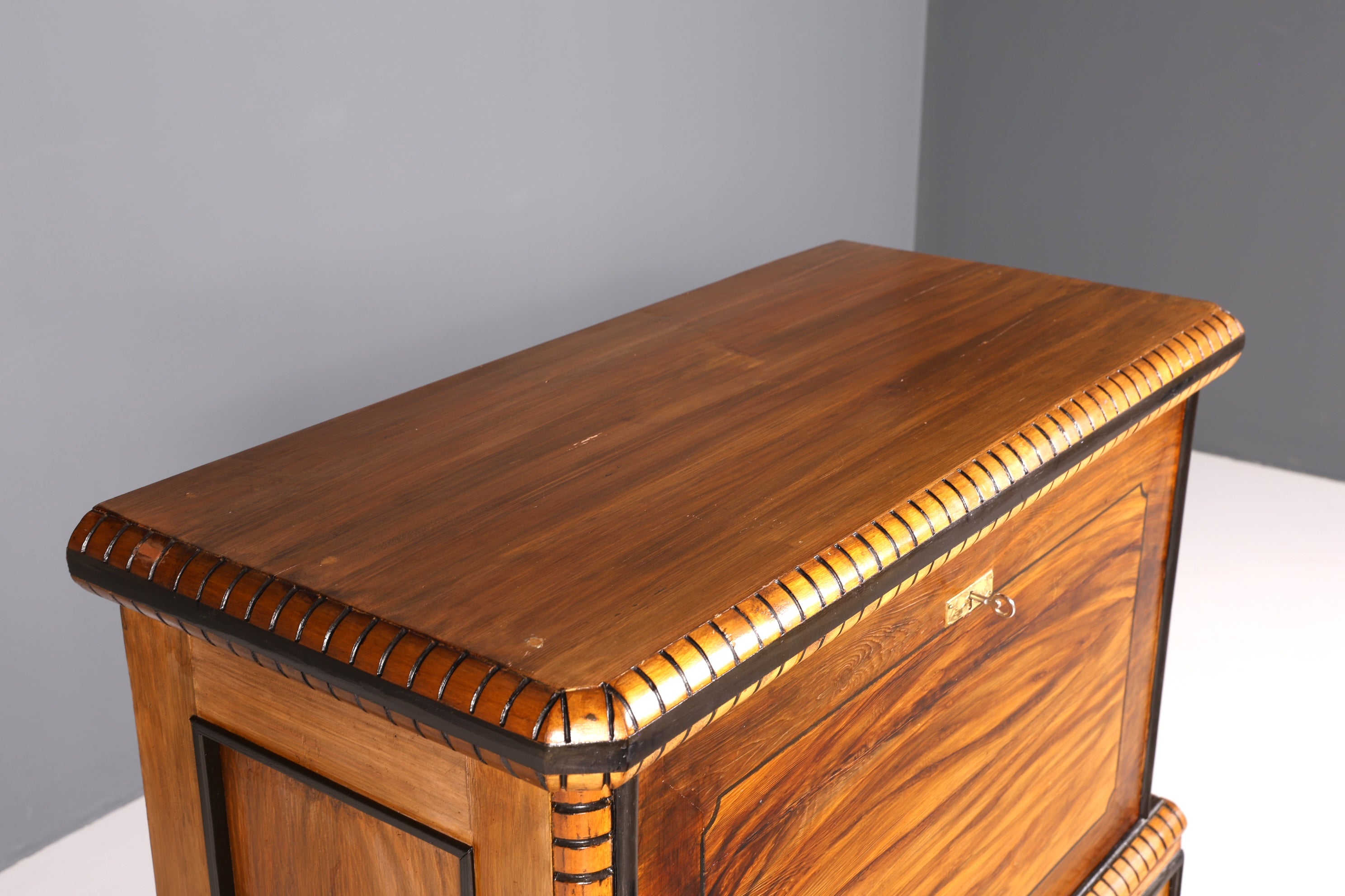 Wunderschöner Antik Sekretär echt Holz Schreibkommode Vertiko Schubladenkommode Schreibtisch