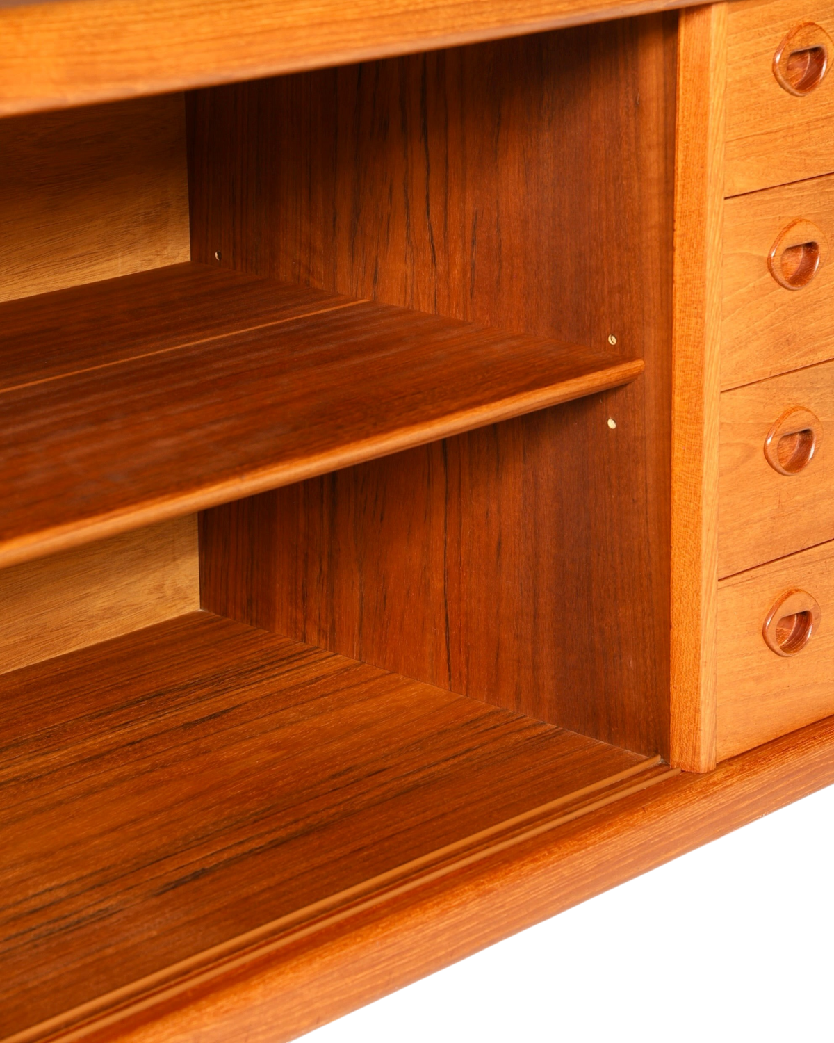 Beeindruckendes Original H.P. Hansen XXL Sideboard Teak Holz TV Kommode Vintage Schrank