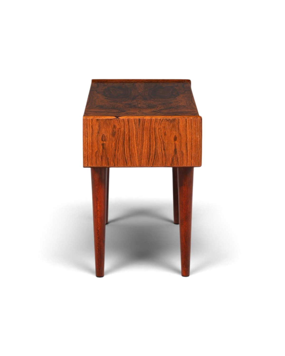Hauptstadt Möblerei Mid Century palisander yan görünüm vintage tv komodini ve retro ahşap yan sehpa
