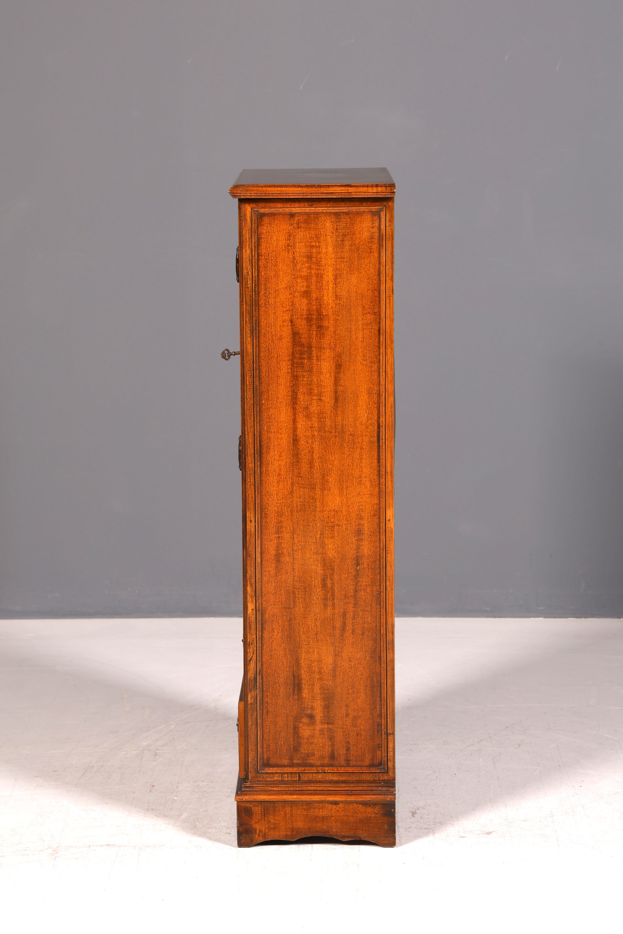 Edle Vitrine Antik Barock Stil Massiv Echt Holz Glasvitrine Vintage Schrank