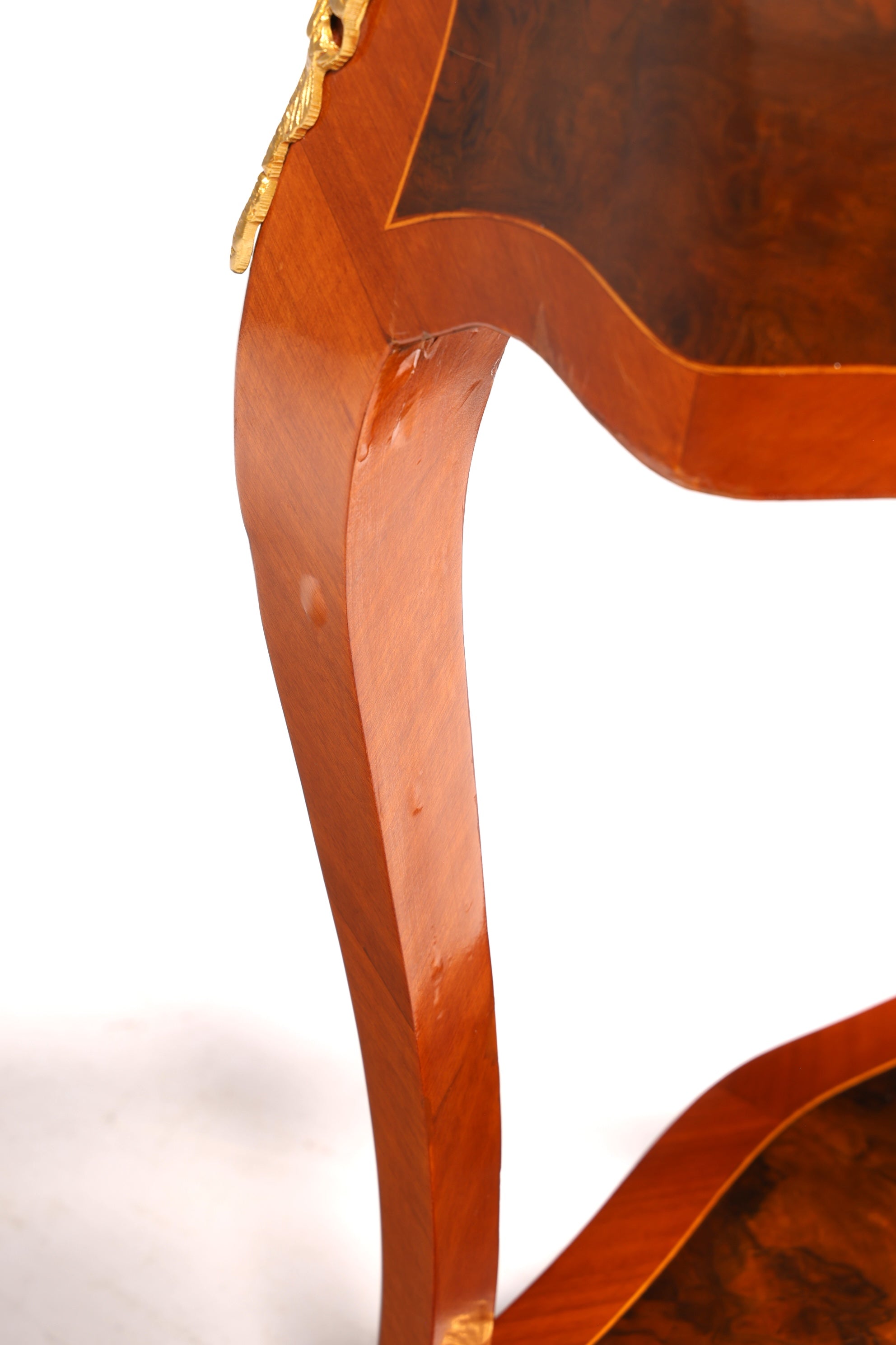 Dreamy Louis XV side table, Baroque style, marble console table, chest of drawers, telephone table